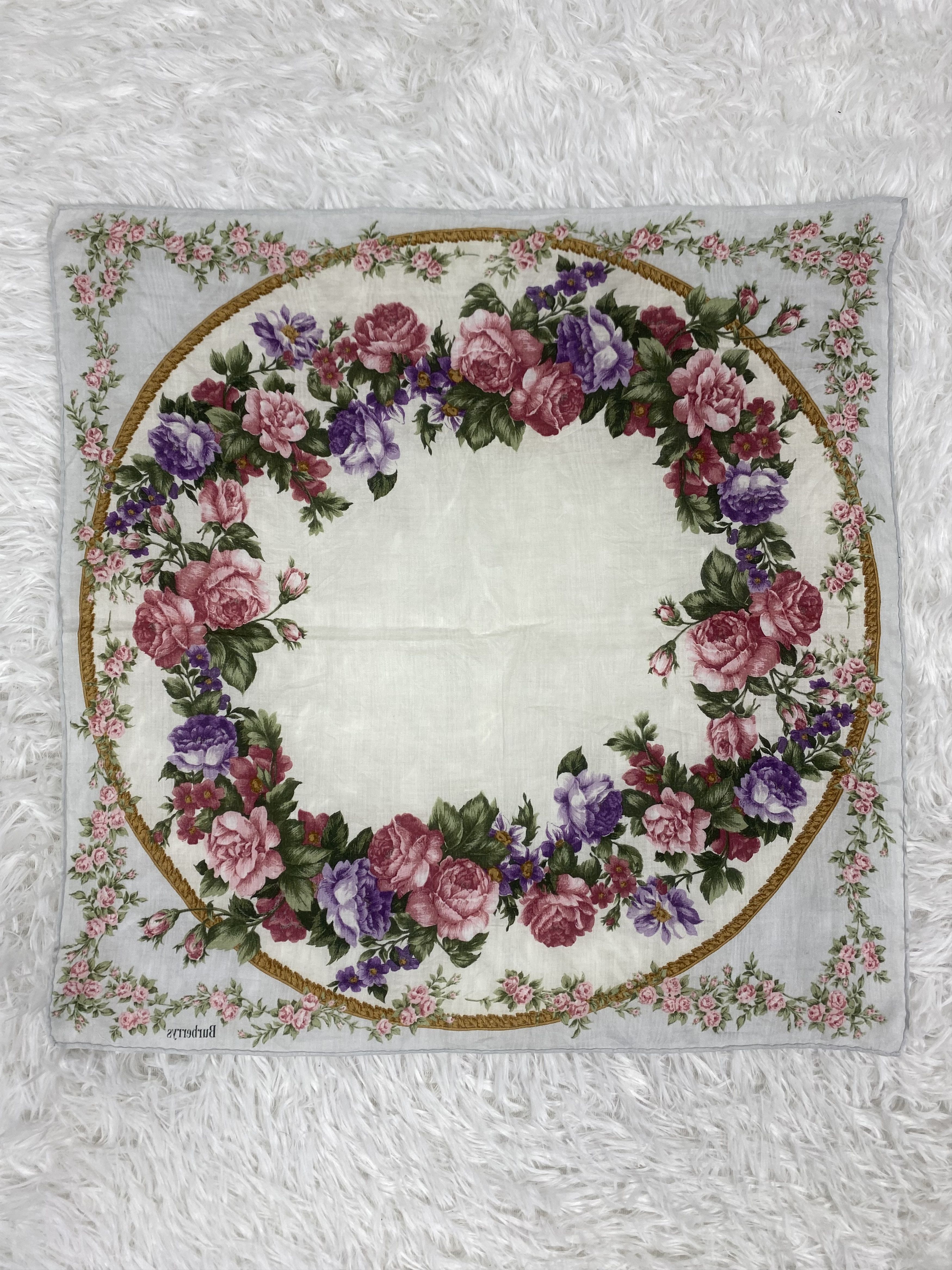 Burberry Vintage Burberry Handkerchief Neckerchief PH0291 Size ONE SIZE - 4 Thumbnail