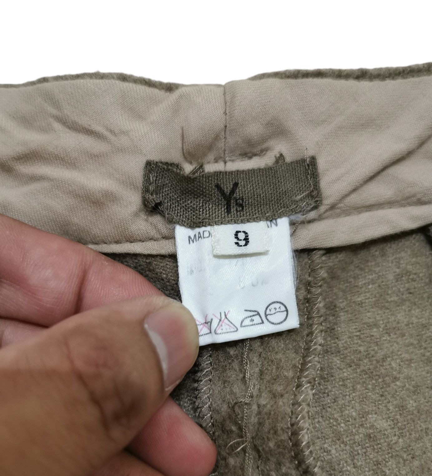 Y's × Yohji Yamamoto Ys Yohji Yamamoto Wool Trousers Pant Size US 26 / EU 42 - 14 Thumbnail