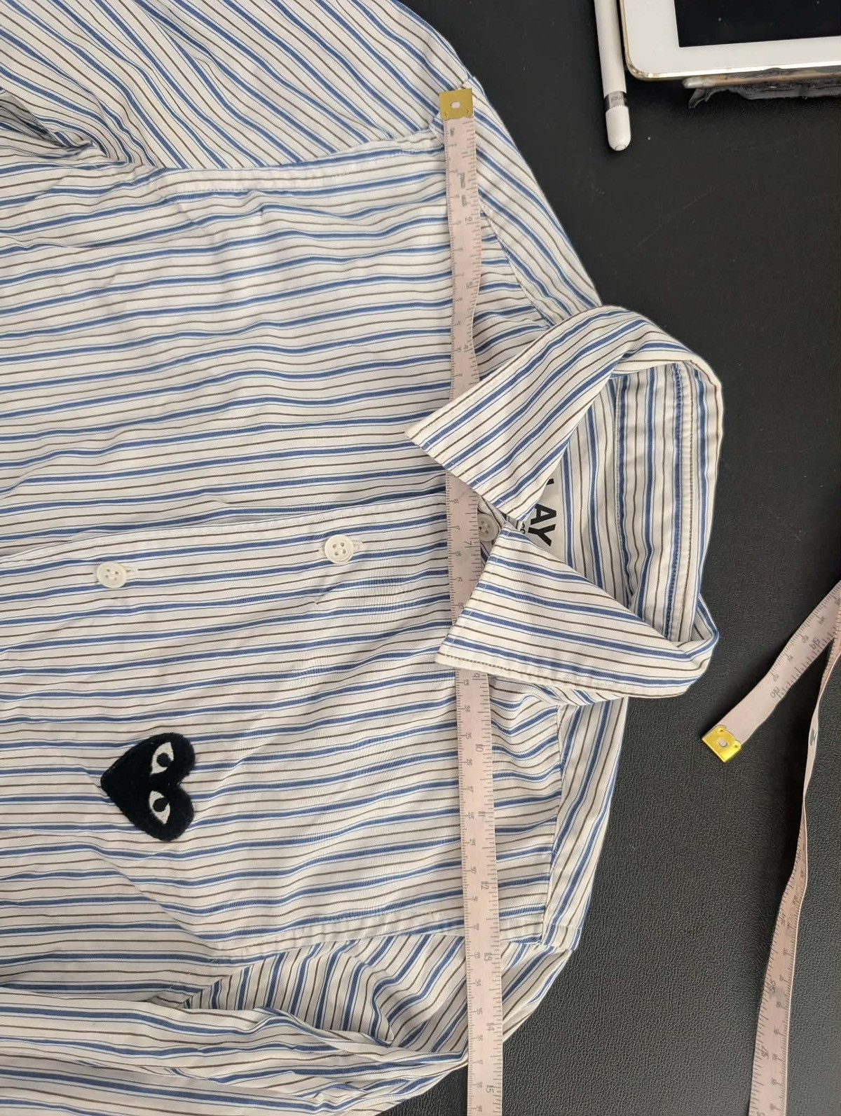 Comme des Garcons PLAY Comme des garçons PLAY Striped Button Up Size US XS / EU 42 / 0 - 5 Thumbnail