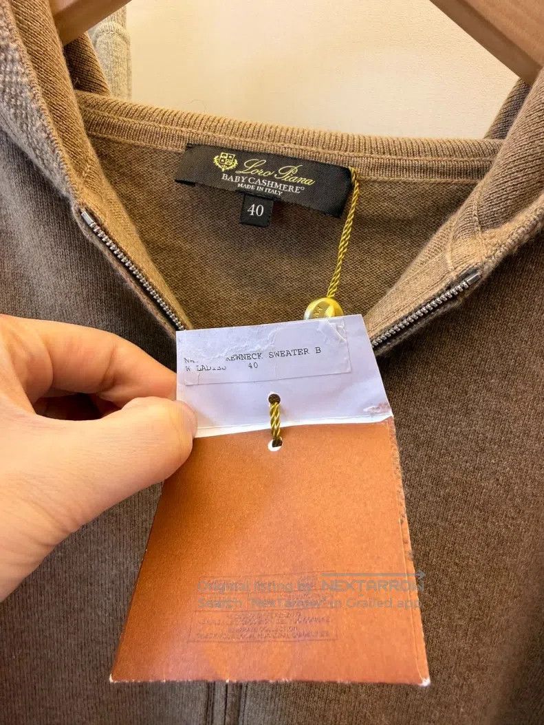Loro Piana Loro Piana Classic 100% Baby Cashmere Cardigan Size XS / US 0-2 / IT 36-38 - 2 Thumbnail