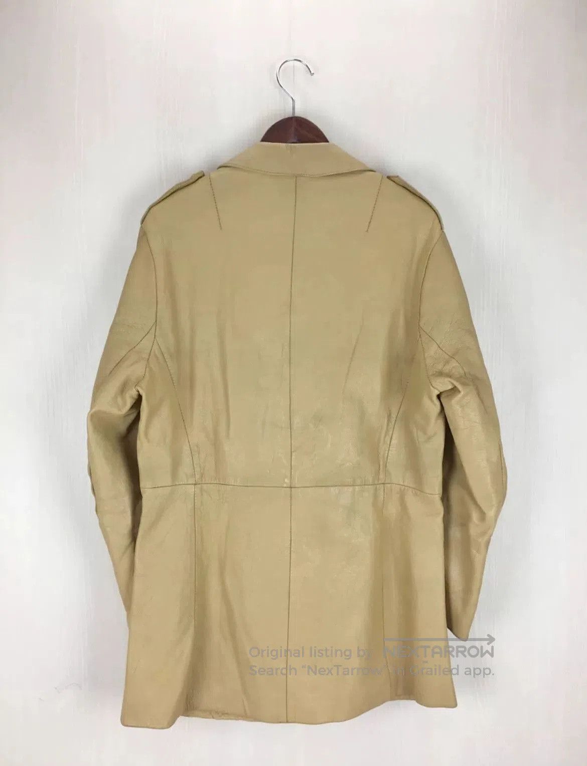 Vintage 70s 80s Vintage Leather Hunting Jacket. Size US M / EU 48-50 / 2 - 2 Thumbnail
