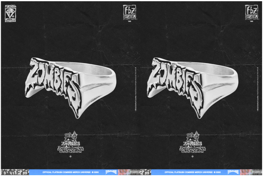 Flatbush Zombies Afterlife Ring - Flatbush Zombies Size 8 (New) Size ONE SIZE - 5 Thumbnail