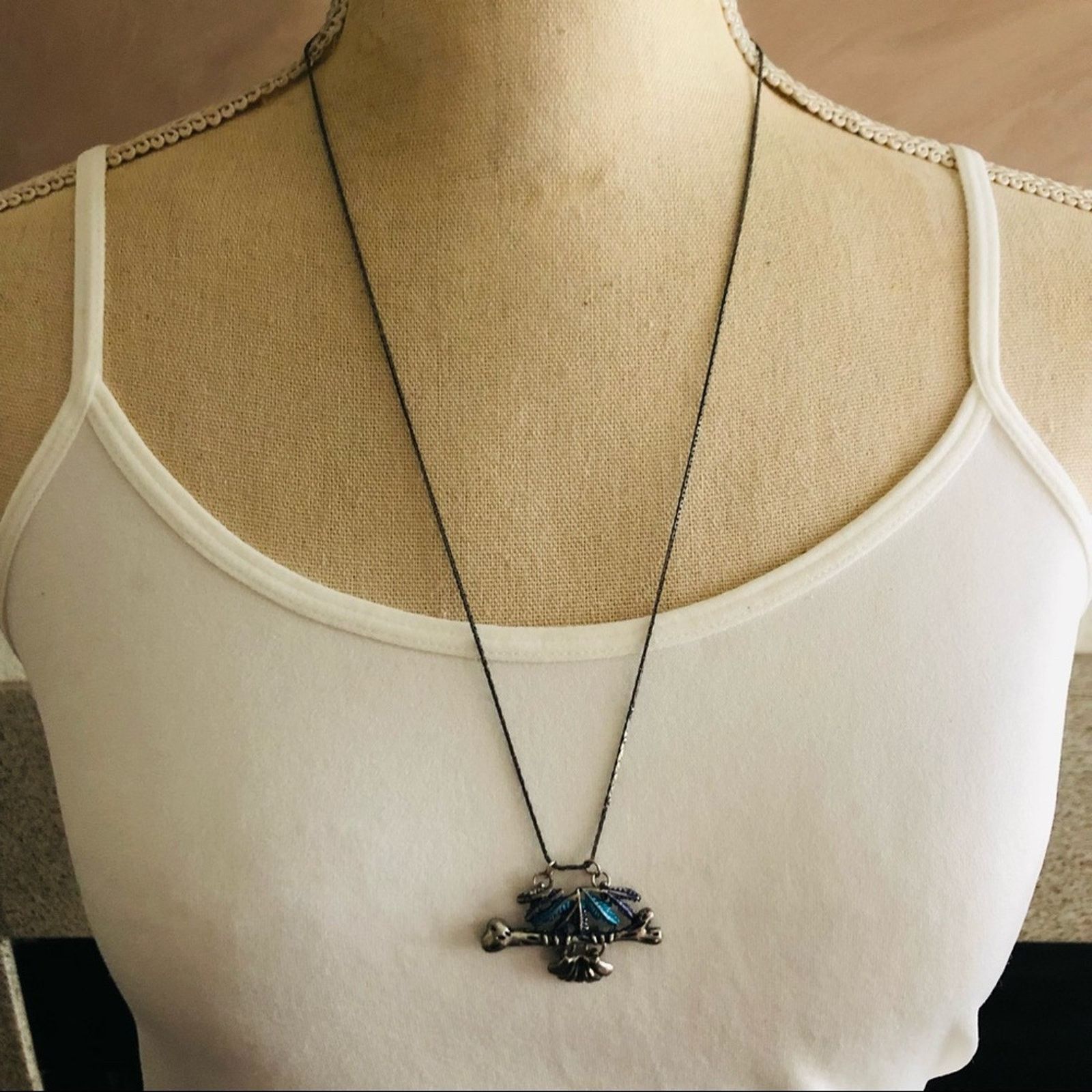Jewelry Vintage repurpose southwest tribal sterling necklace Size ONE SIZE - 1 Thumbnail
