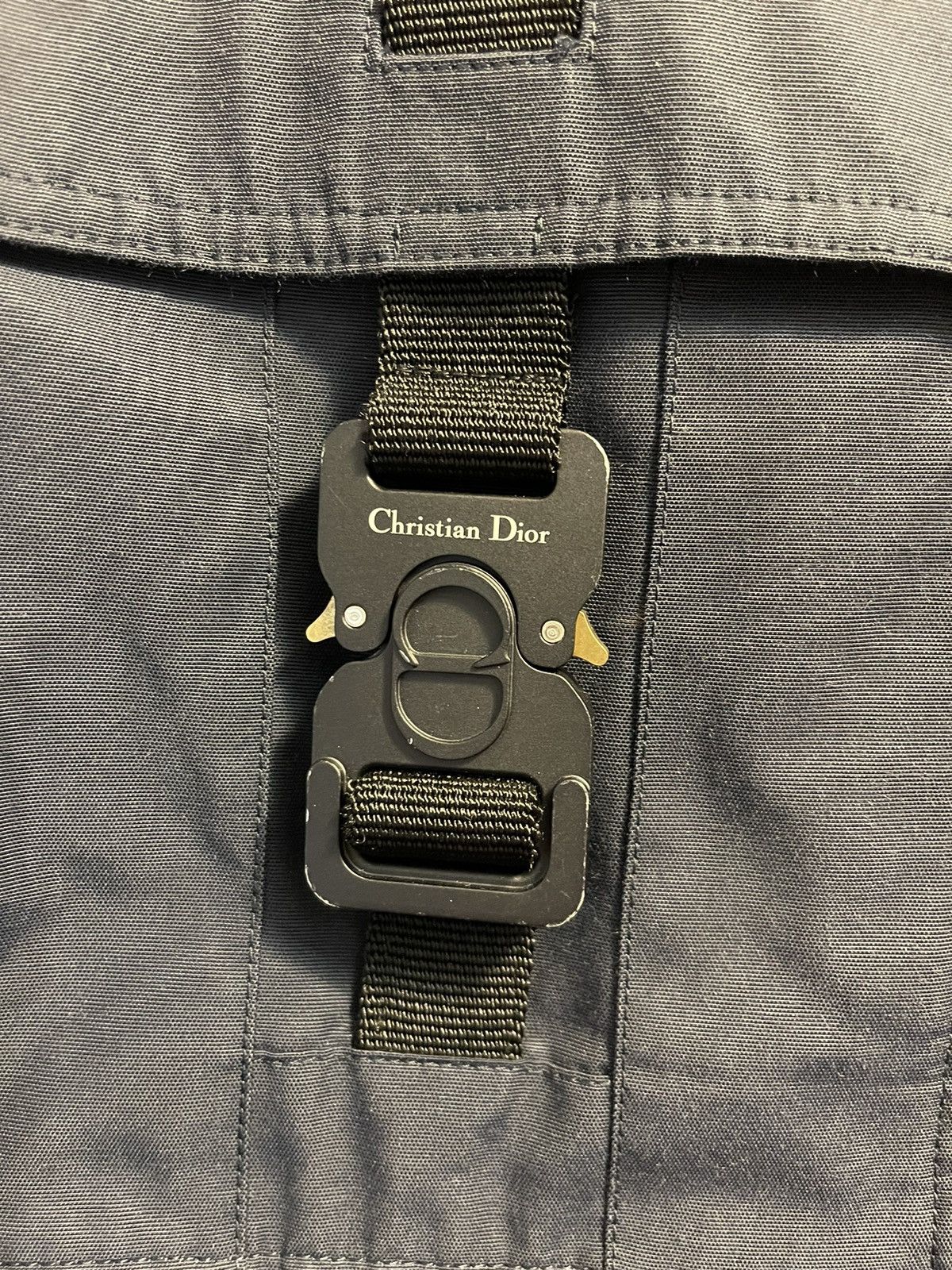 1017 ALYX 9SM × Dior Dior Homme 2019 Buckle Accented NavyBlue Bomber Jacket sz 50 Size US M / EU 48-50 / 2 - 2 Thumbnail