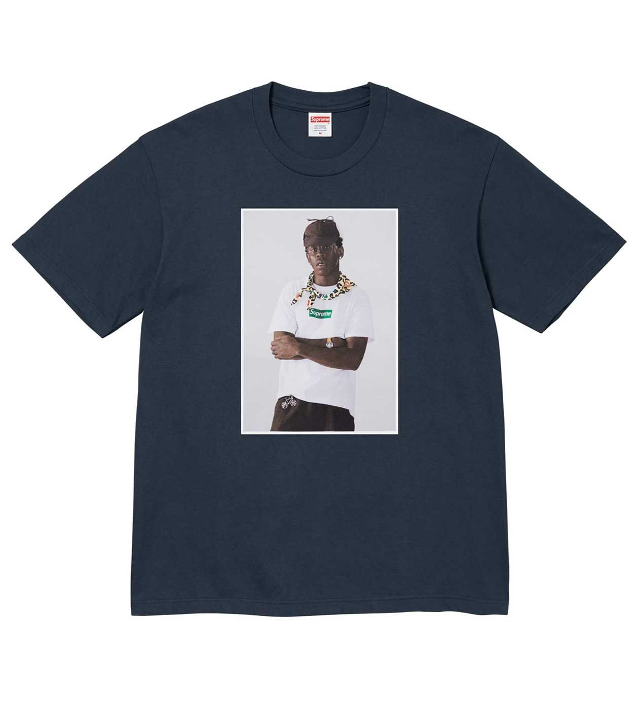 Supreme x Tyler The Creator Photo Tee Navy T-shirts Size US XL / EU 56 / 4 - 1 Preview