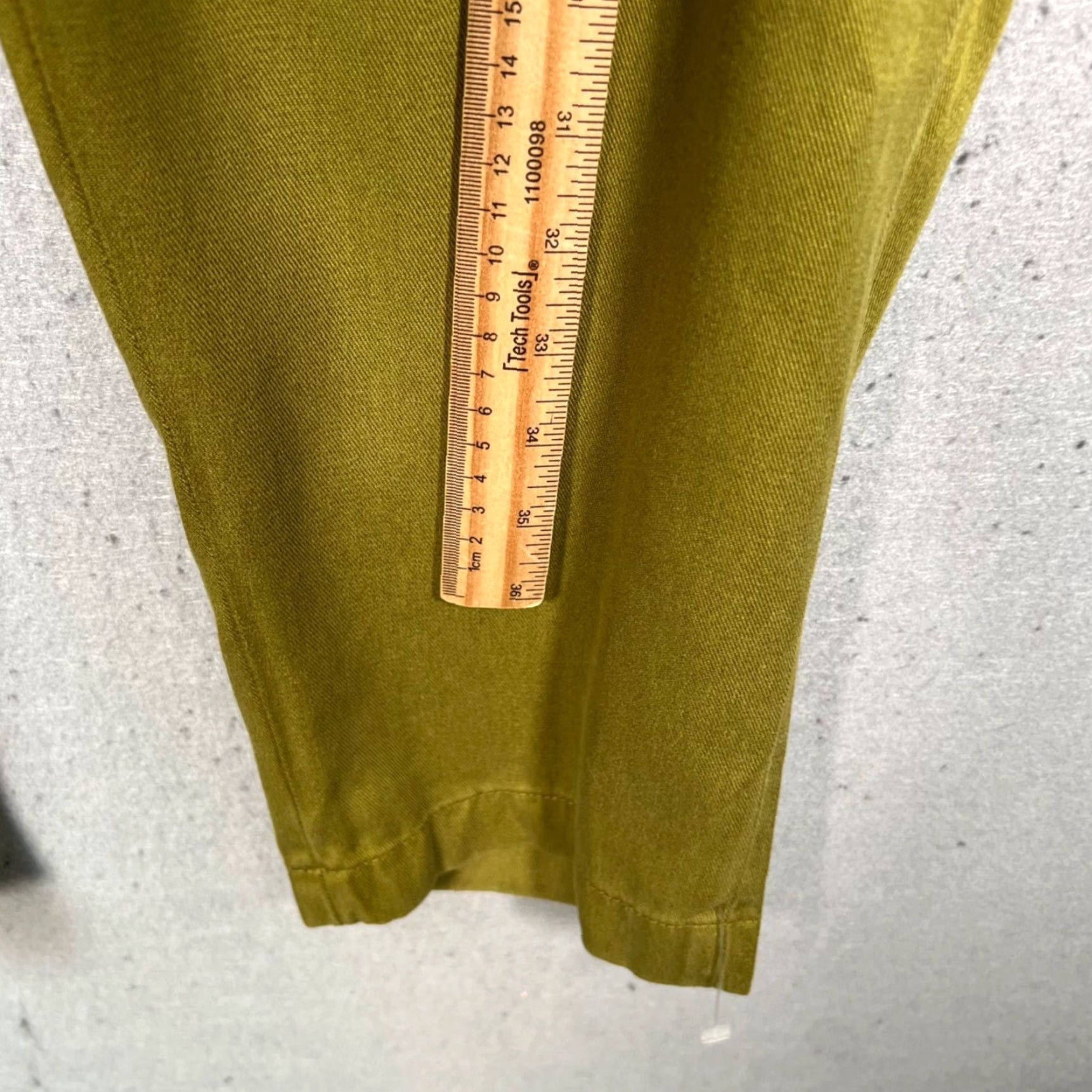 Olive Officine Generale Pants Mens Size 50 Olive Green Lyocell Cotton Utility Chino Straight Front Pockets Casual 33 in Waist生 Size US 34 / EU 50 - 6 Thumbnail