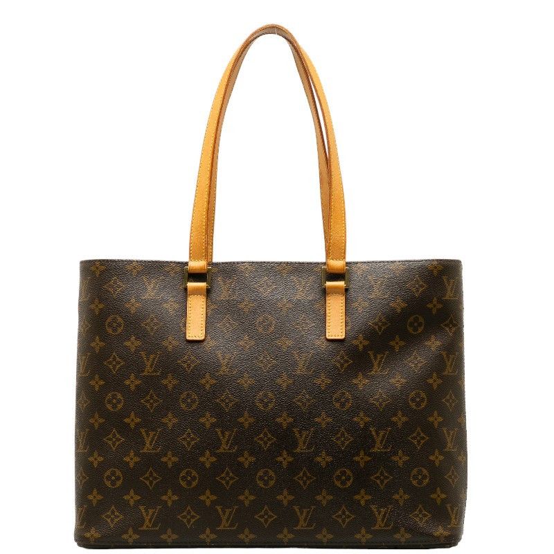 image of Louis Vuitton Monogram Luco Tote in Brown, Women's