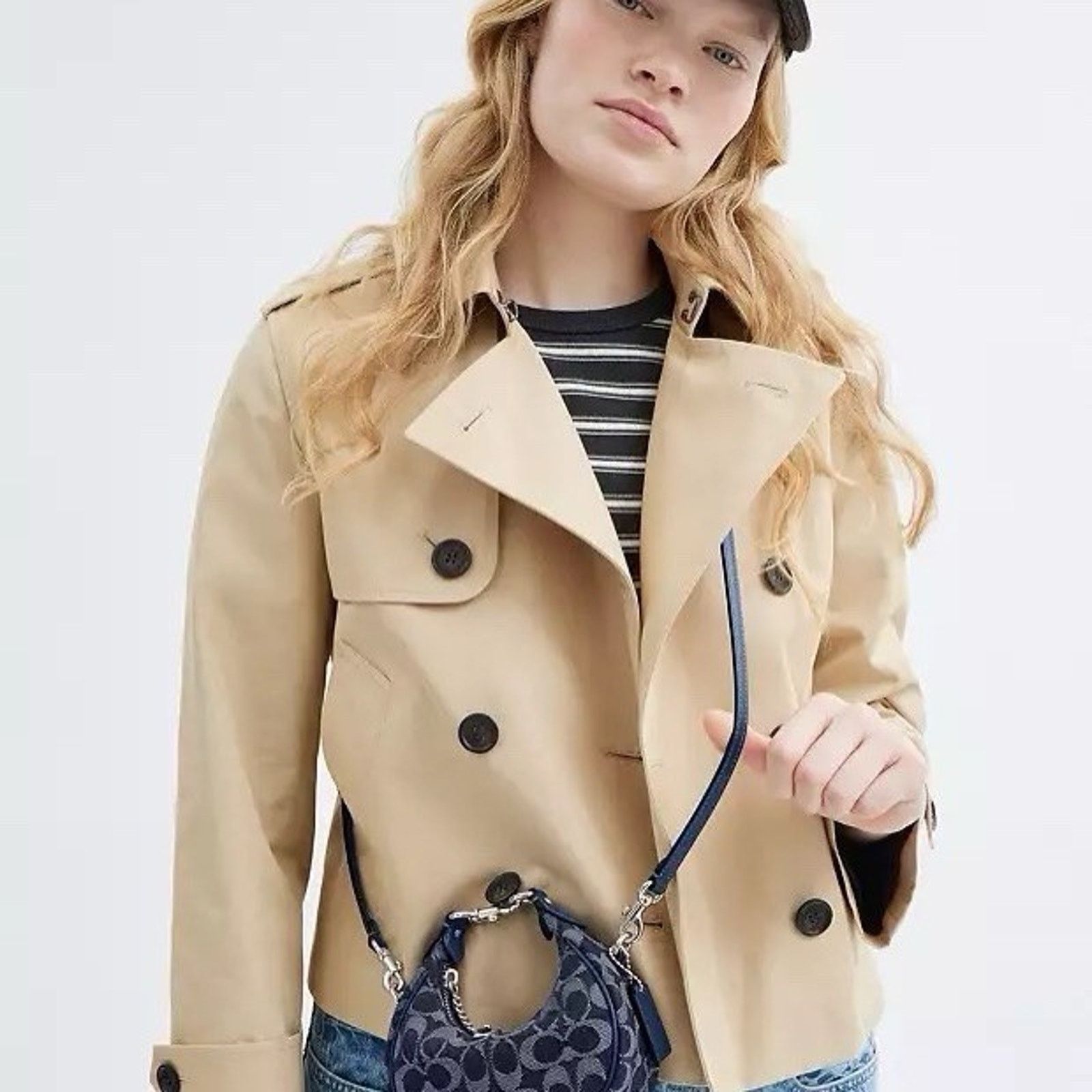Coach NWT Coach Jonie Bag Signature Denim Blue Crossbody CAO04 Size ONE SIZE - 12 Thumbnail