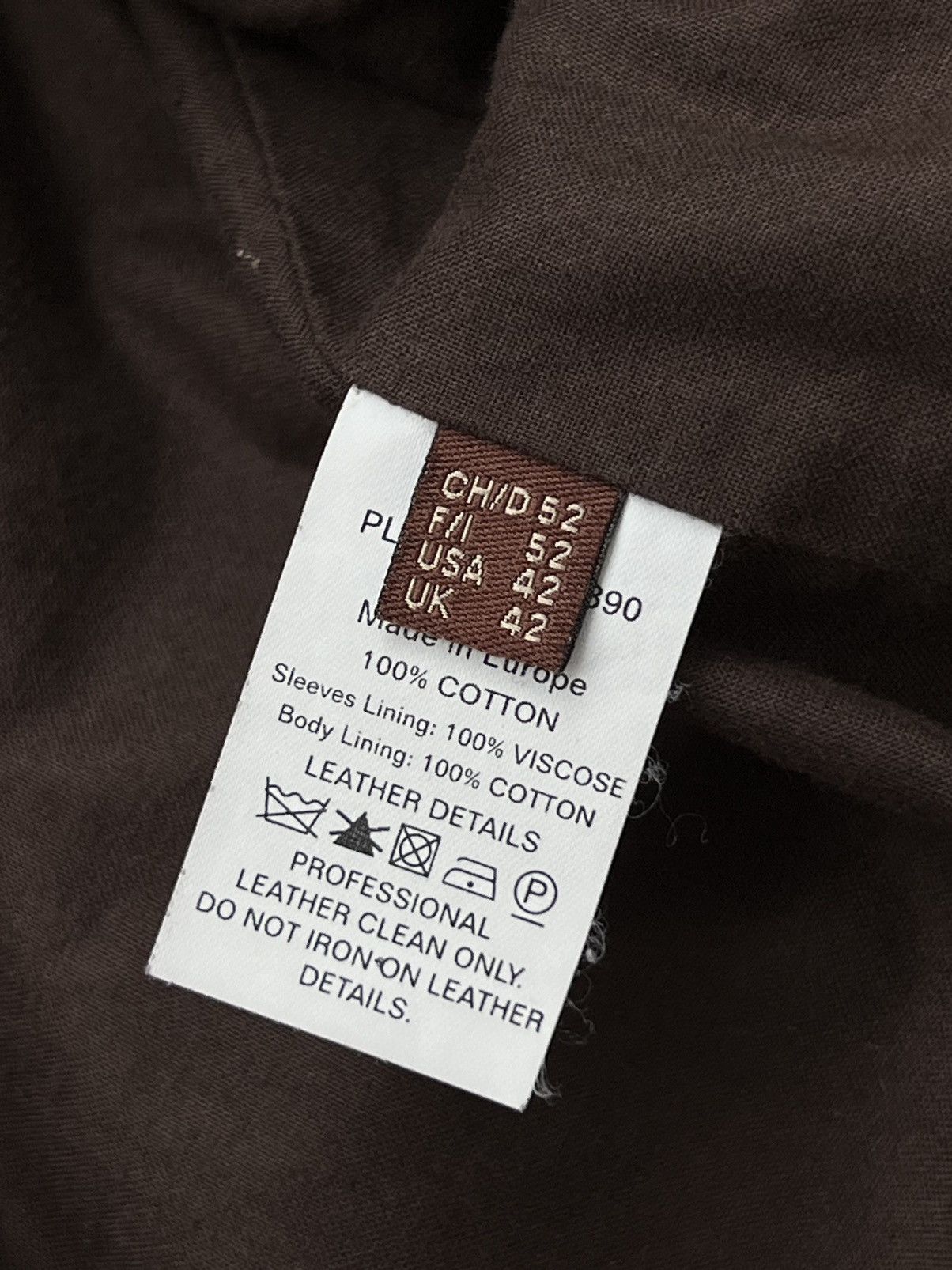 Bally Bally Canvas Leather Trimmed Brown Cargo Bomber Jacket Size US L / EU 52-54 / 3 - 19 Thumbnail