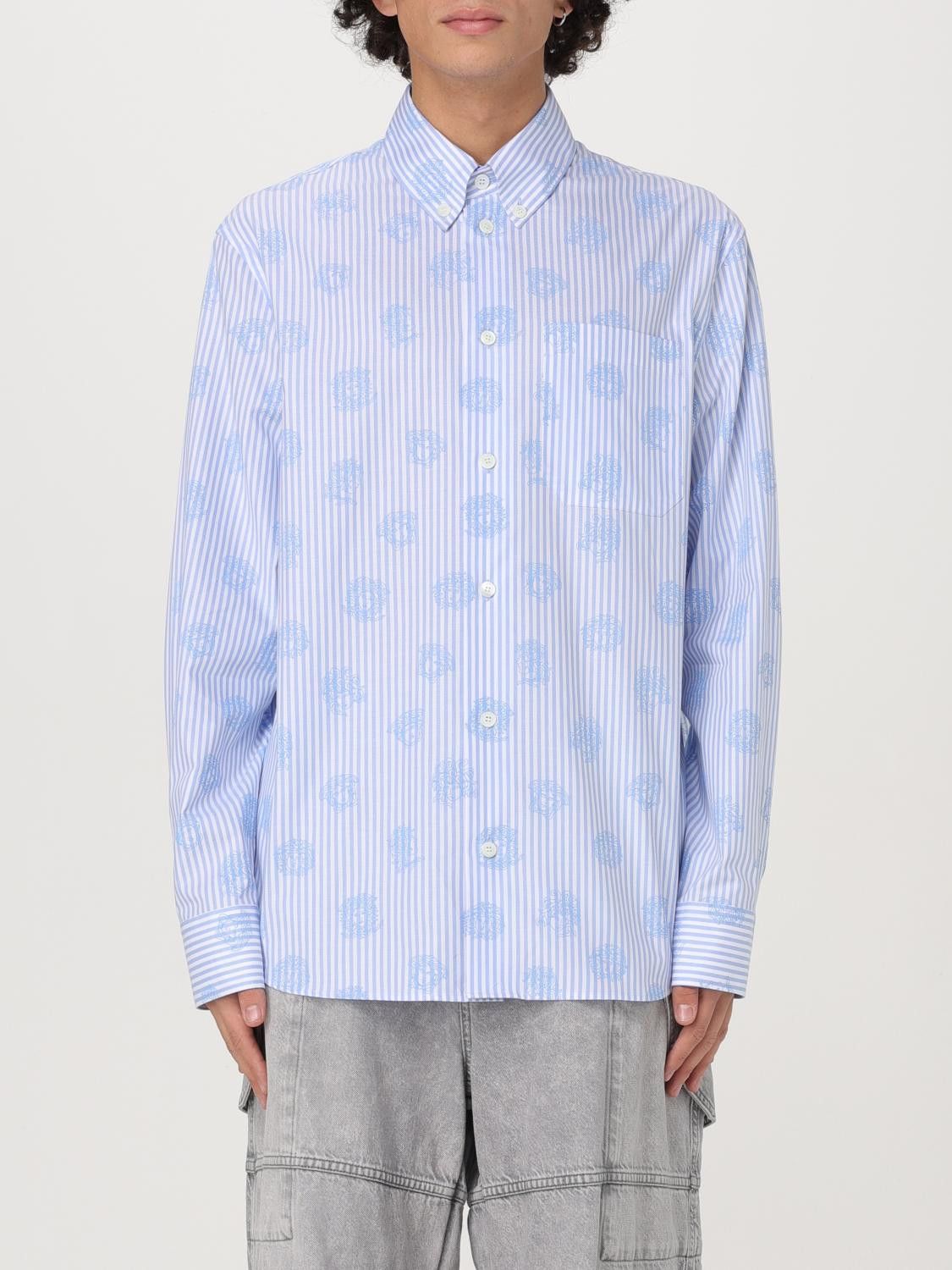Versace Versace Shirt Men Gnawed Blue Size US XL / EU 56 / 4 - 1 Thumbnail