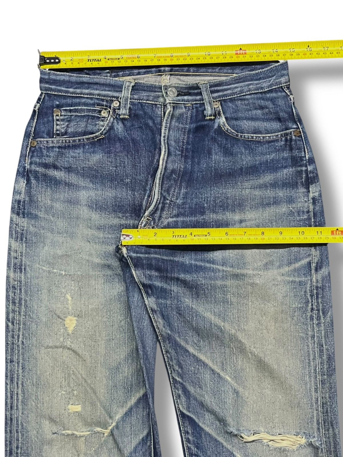 Japanese Brand Vintage Go west Yellow Division Selvedge Denim Japan Size US 29 - 19 Thumbnail