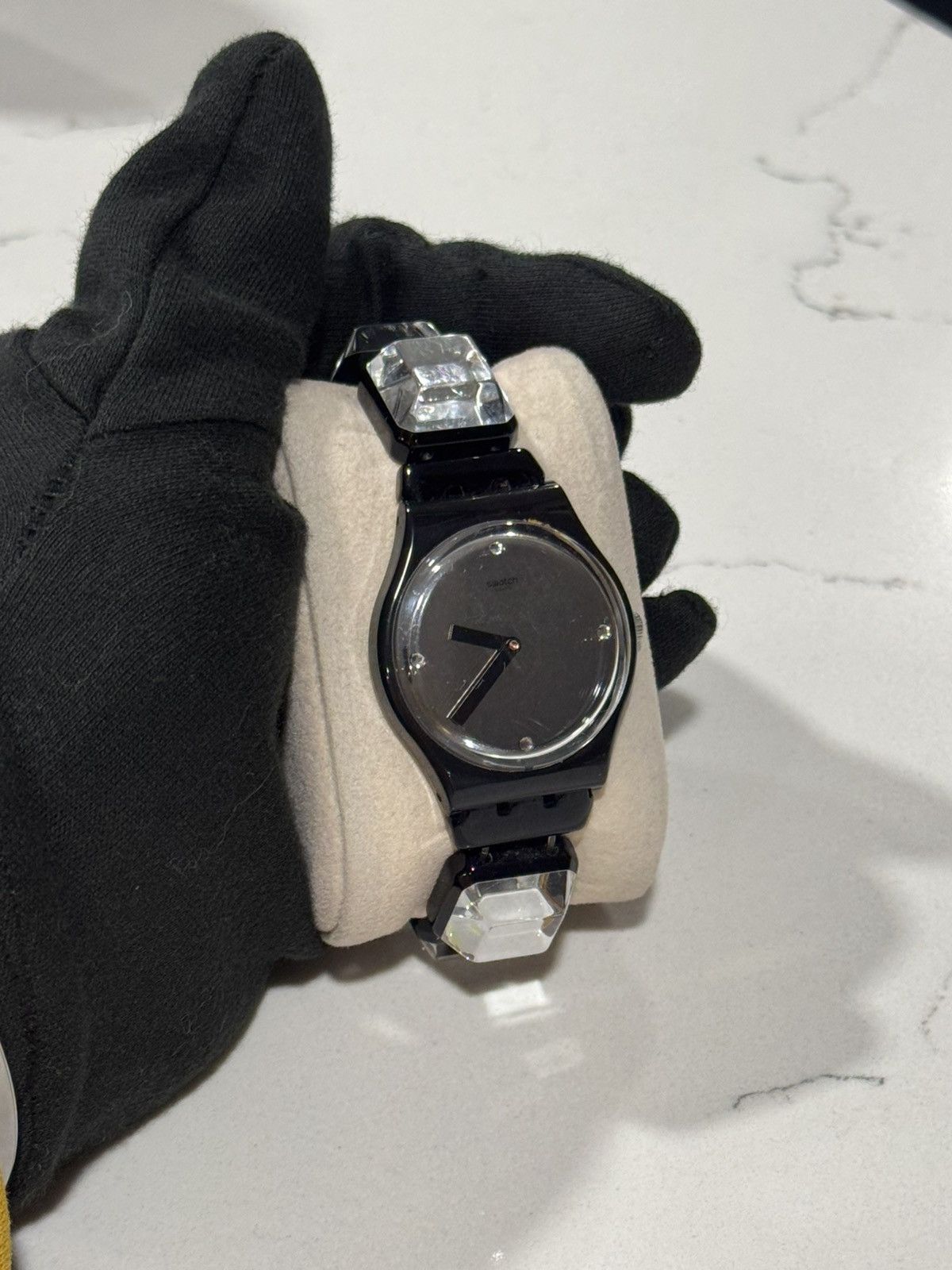 Swatch Swatch LUXY-SQUARE GB300B wrist watch Size ONE SIZE - 14 Thumbnail