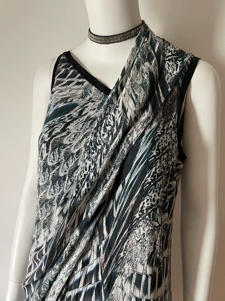 HELMUT LANG size4 A sheer silk dress