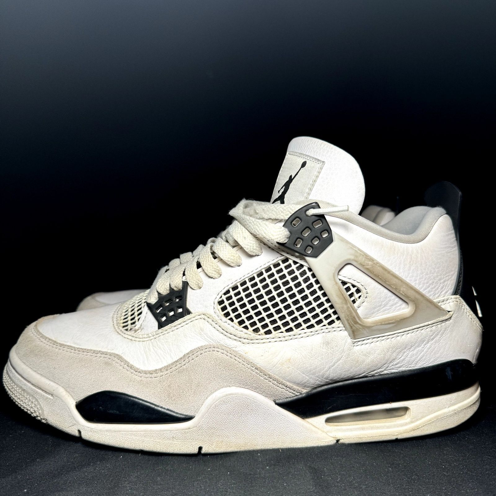 Jordan Brand × Nike Size 11 - Nike Air Jordan 4 Retro Military Black Men's Shoes Size US 11 / EU 44 - 8 Thumbnail