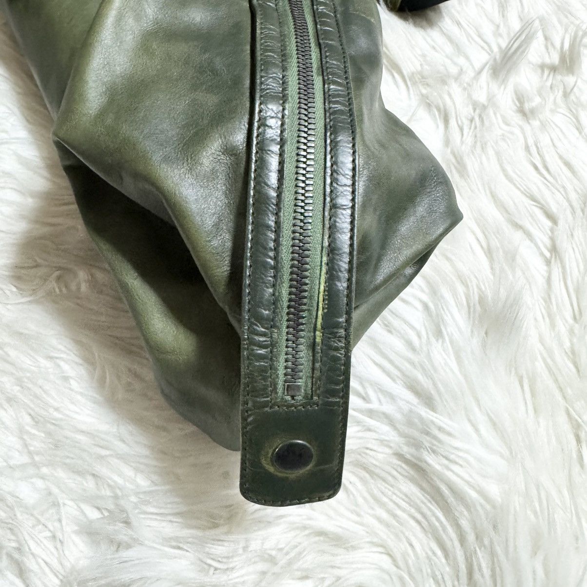 Bottega Veneta Auth Bottega Veneta Runway Intrecciato Leather Boston Bag Size ONE SIZE - 19 Thumbnail