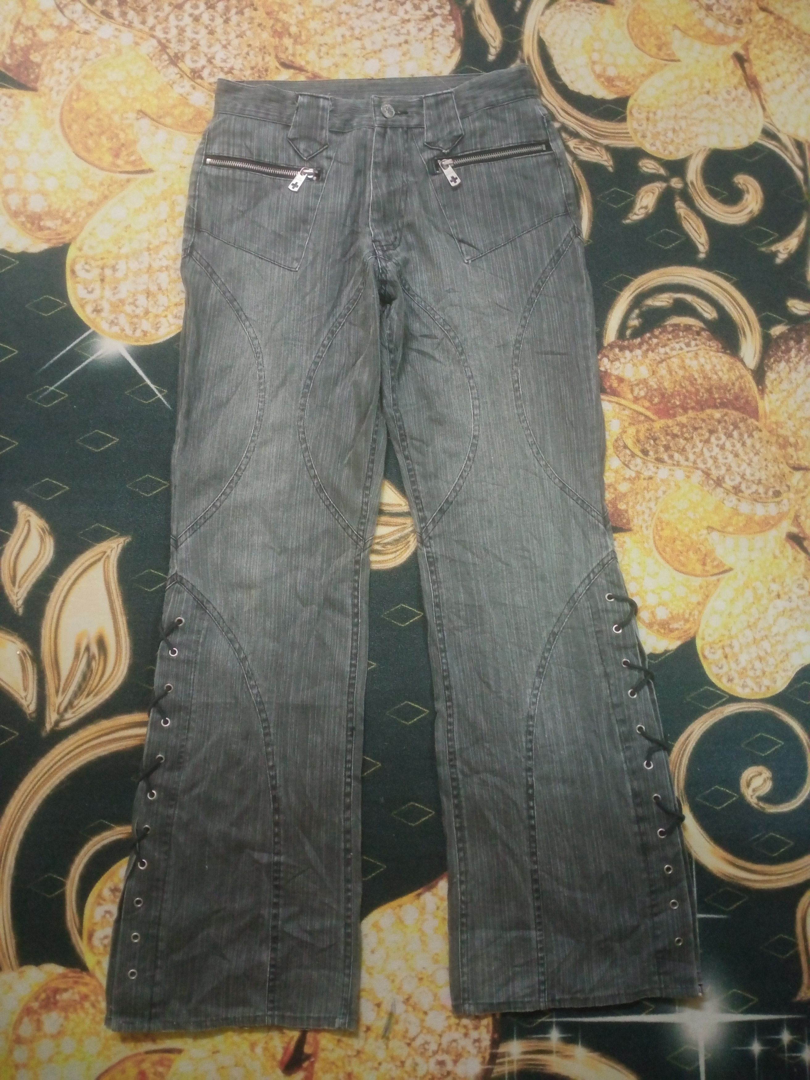 Hysteric Glamour Rare Japanese Brand Bernings Sho Flare Denim Size US 28 / EU 44 - 3 Thumbnail