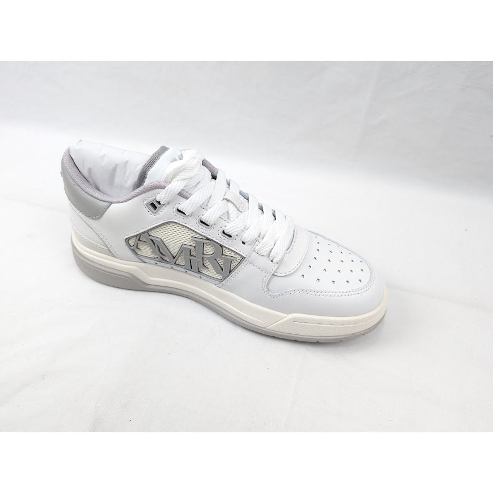 Amiri o1rshd1 Classic Low-Top Sneakers in White Grey Size US 13 / EU 46 - 8 Thumbnail