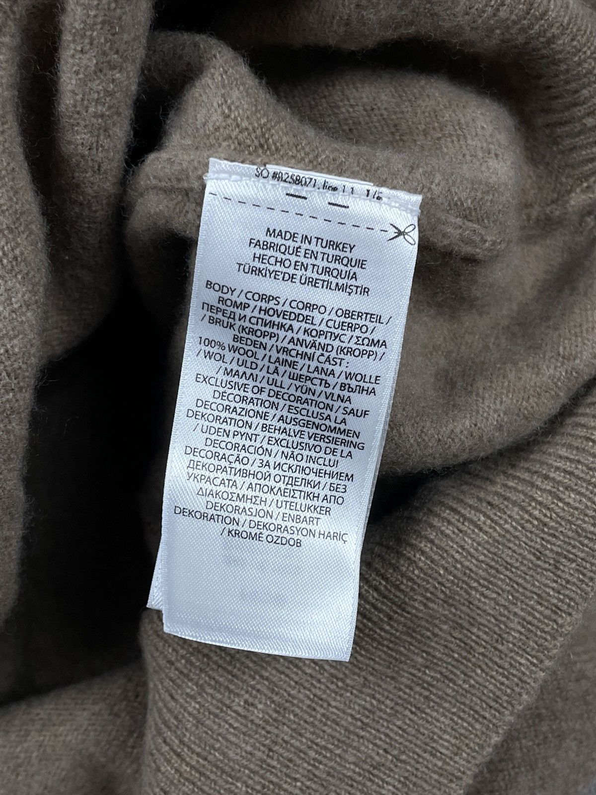 Polo Ralph Lauren Vintage Polo Ralph Lauren Brown Wool Sweater Size US L / EU 52-54 / 3 - 4 Thumbnail