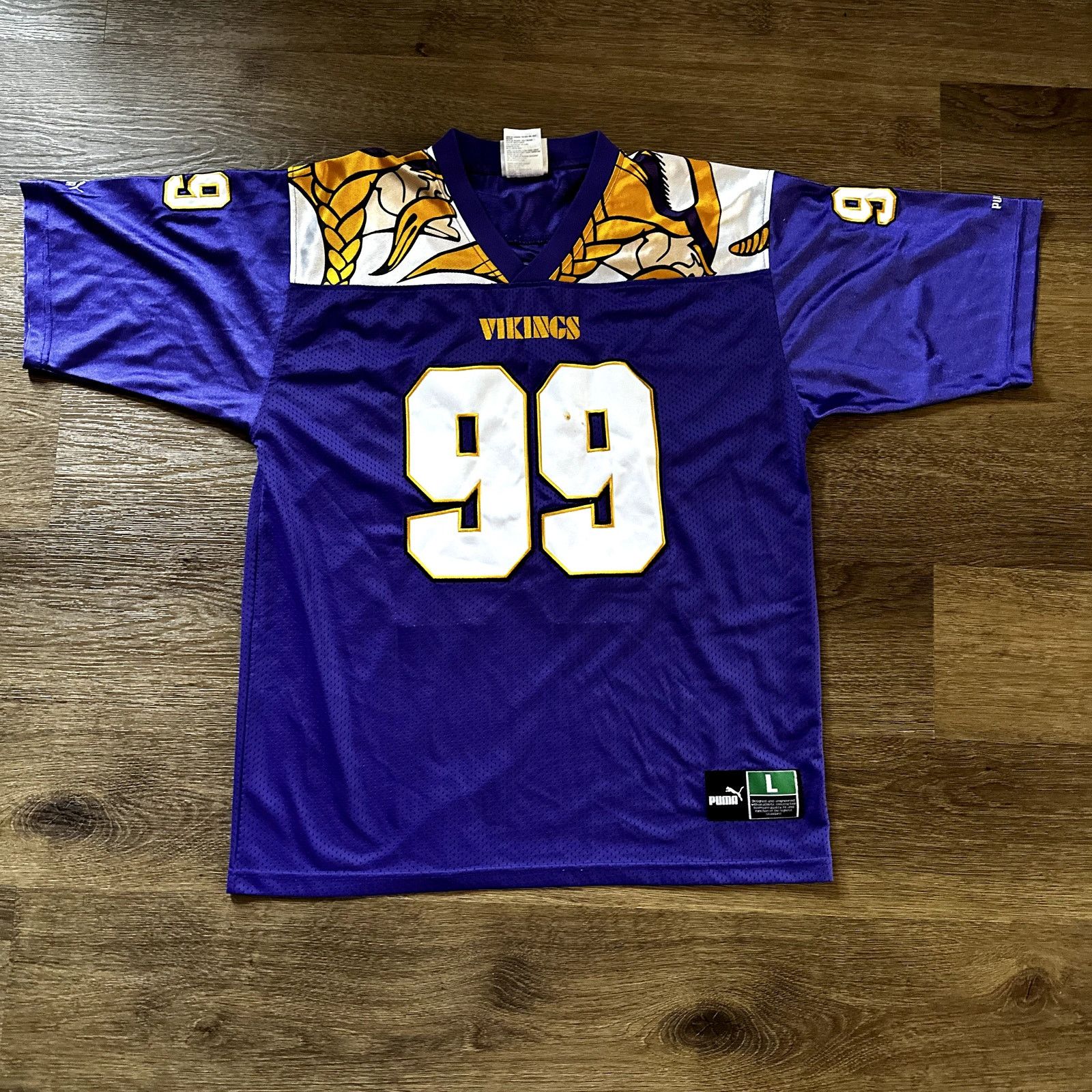 Puma Vintage Minnesota Vikings #99 Jersey Size US L / EU 52-54 / 3 - 1 Thumbnail