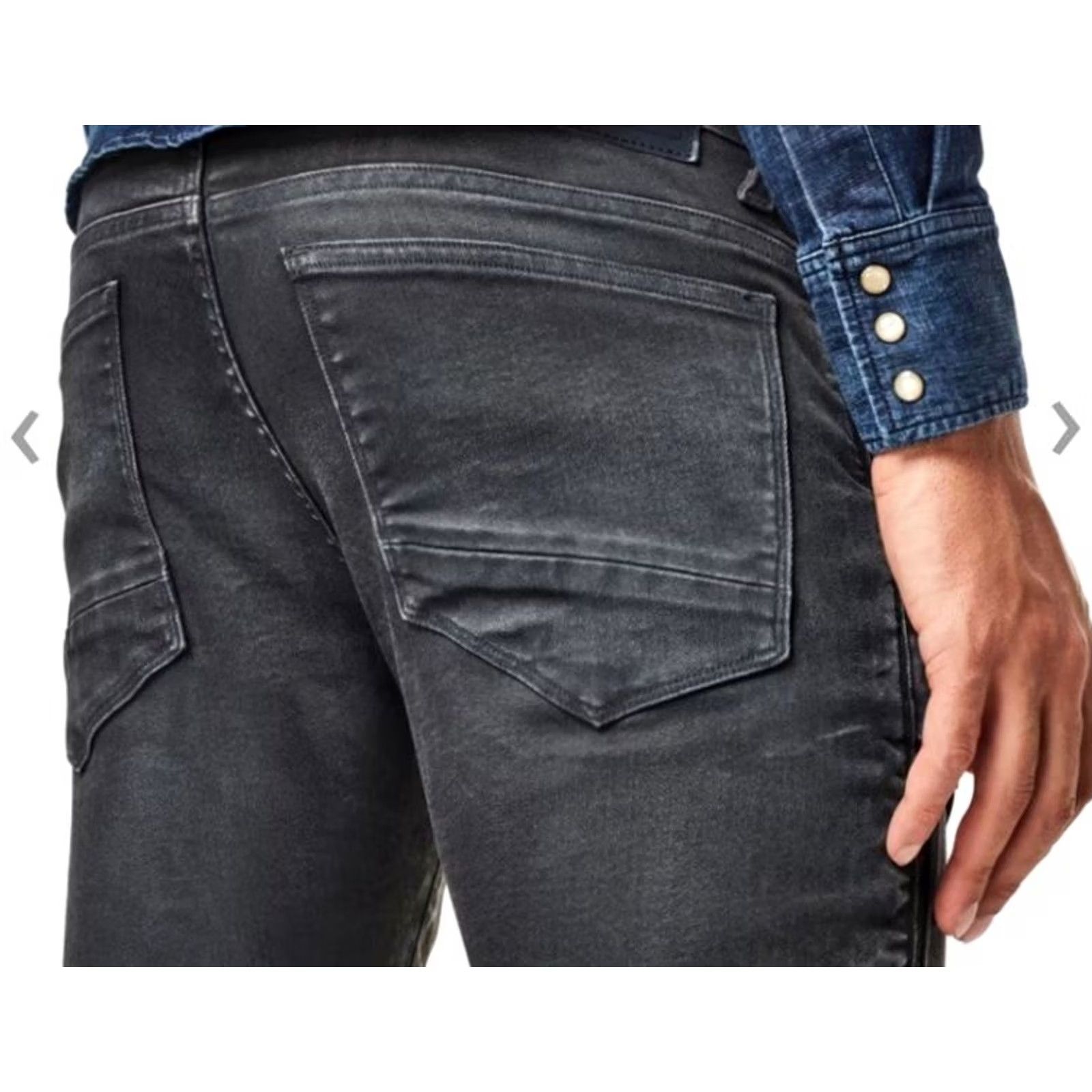 G-Star G-Star Raw Skinny Jeans Mens 33x32 Gray Airblaze Axinite Cobler New Size US 33 - 4 Thumbnail