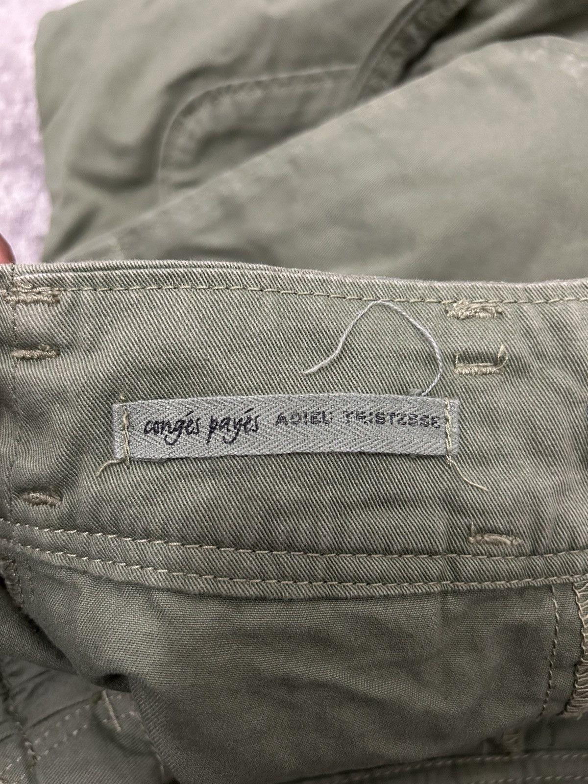 Japanese Brand × Yohji Yamamoto Japanese Conges payes Baggy Back drawstring Yohji Style Size US 32 / EU 48 - 11 Thumbnail