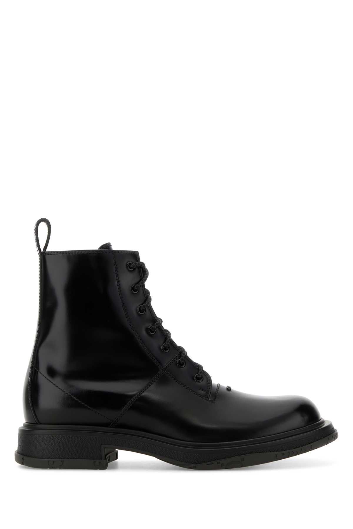 Gucci Black Leather Ankle Boots Size US 10.5 / EU 43-44 - 1 Thumbnail