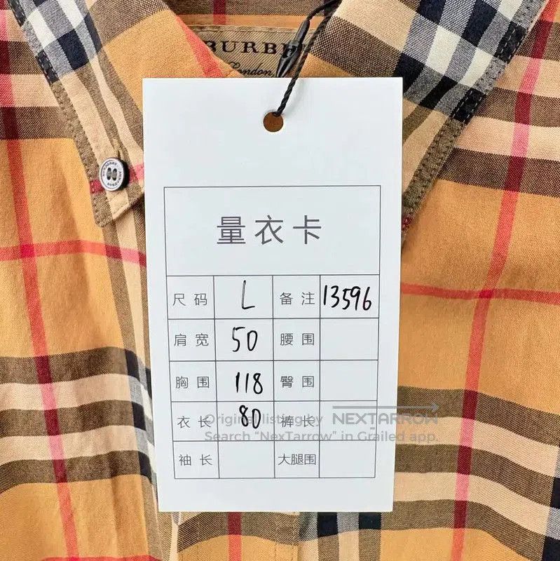 Burberry Burberry Men's Casual Short Sleeve Shirt. Size US L / EU 52-54 / 3 - 5 Thumbnail