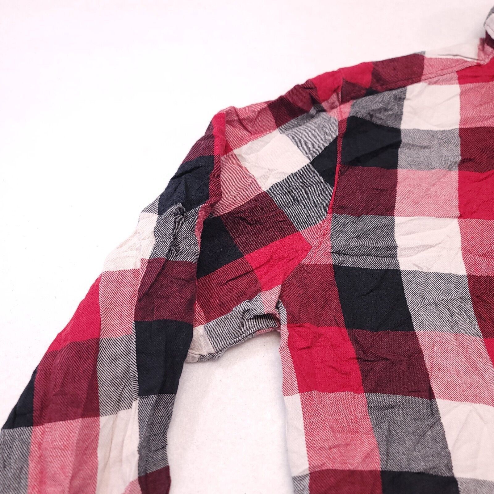 StraightFaded Straight Faded Gingham Flannel Button Up Shirt Mens Size L Size US L / EU 52-54 / 3 - 4 Thumbnail