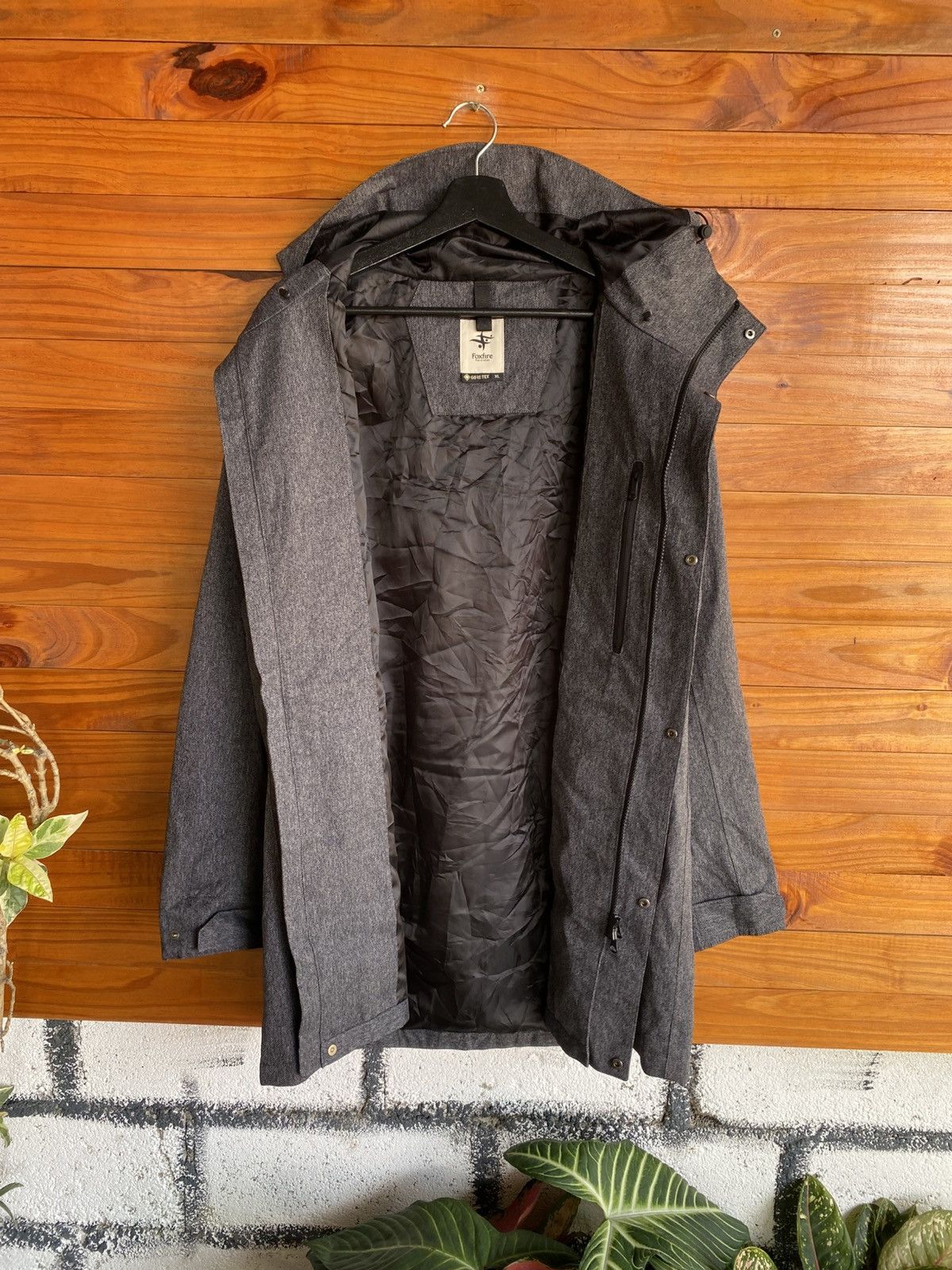 Goretex Foxfire GORE-TEX Hooded Coat Grey Outdoor Waterproof Size US XL / EU 56 / 4 - 8 Thumbnail