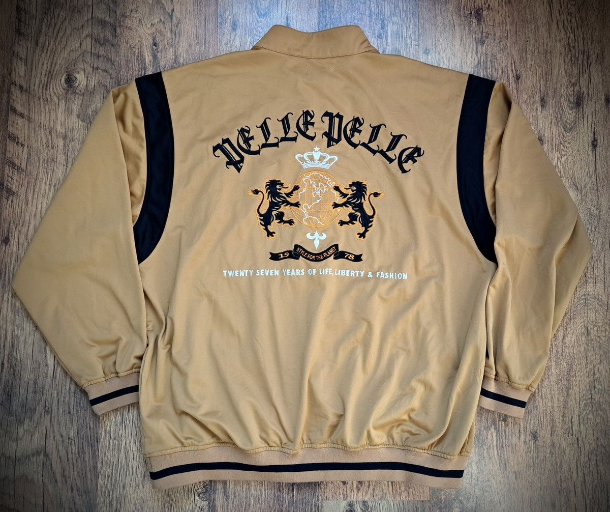 image of Pelle Pelle X Life, Liberty & Fashion X Track Top 2001 in Gold, Men's (Size 2XL)