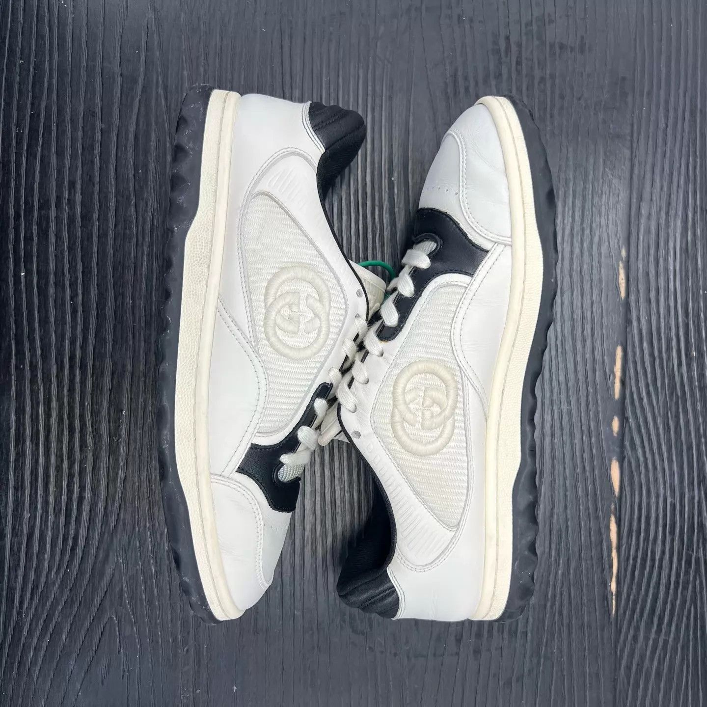 Gucci Gucci Mac80 Black & White Sneaker US 6.5 / EU 40.5 Size US 7.5 / EU 40-41 - 3 Thumbnail