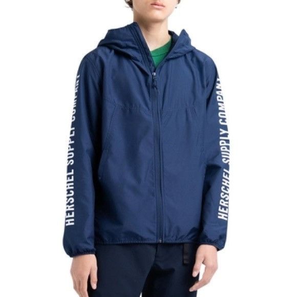 Herschel Supply Co. Herschel Supply Company Men's Blue Windbreaker Sz Medium M Size US M / EU 48-50 / 2 - 1 Thumbnail