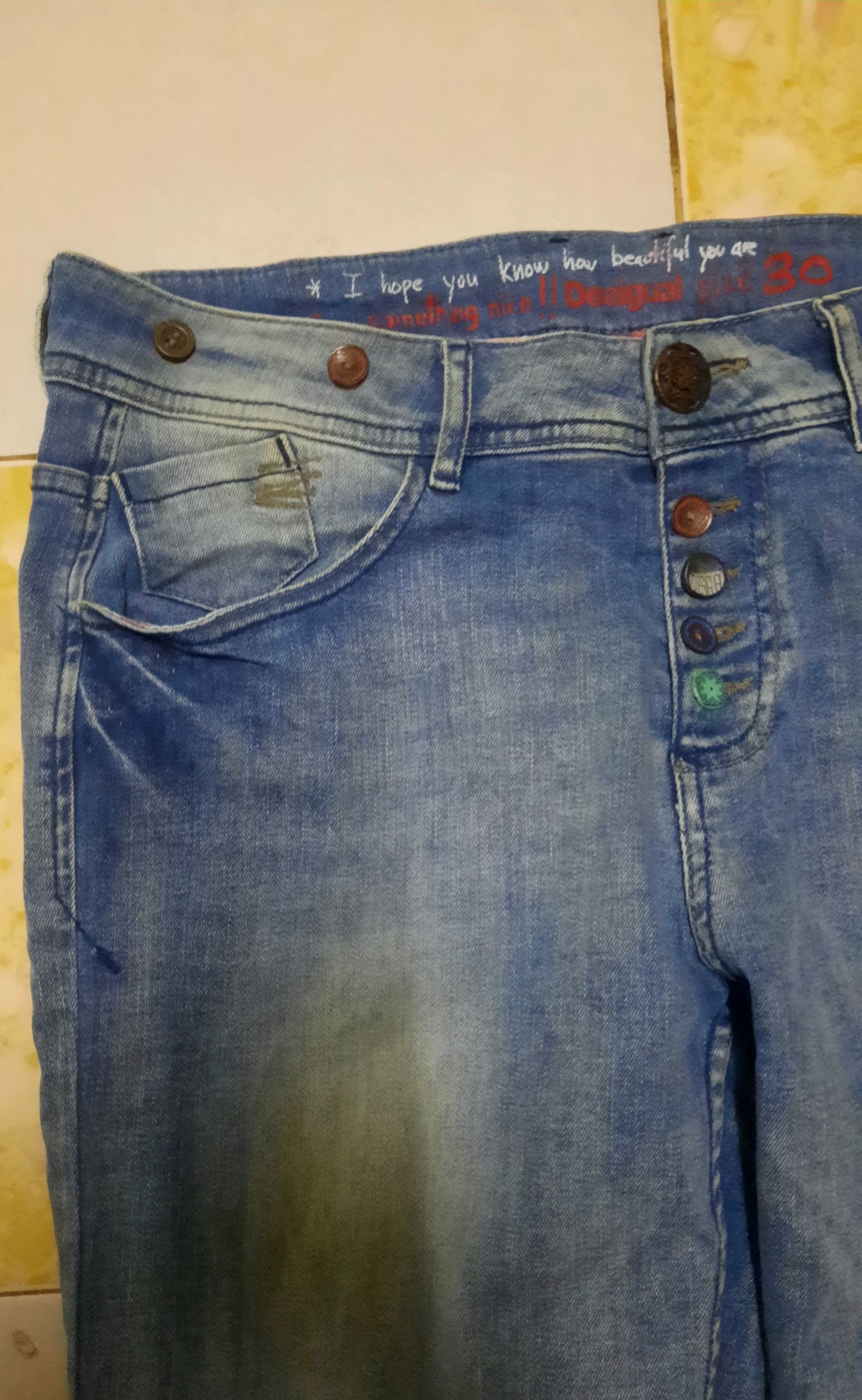 Desigual Desigual embroidery pattern jeans Size 36" / US 14 / IT 50 - 4 Thumbnail