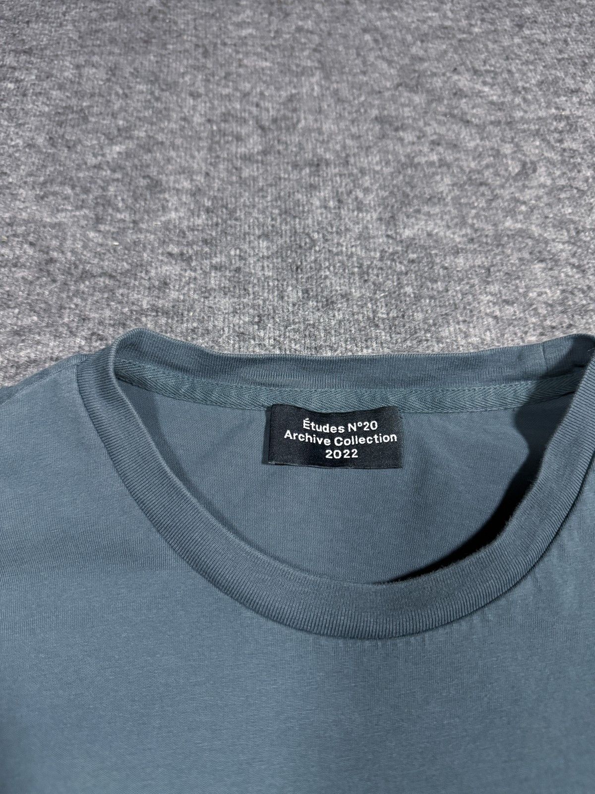 Etudes Etudes Studio E Logo Patch Cotton Tee Gorpcore Parisian XL Size US XL / EU 56 / 4 - 3 Thumbnail