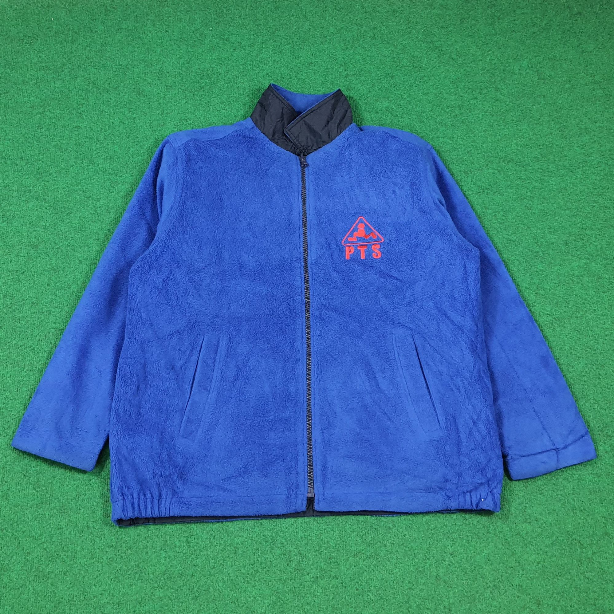 Vintage Vintage 90s Plenty Tough PTS Reversible Windbreaker C284N8 Size US L / EU 52-54 / 3 - 3 Thumbnail
