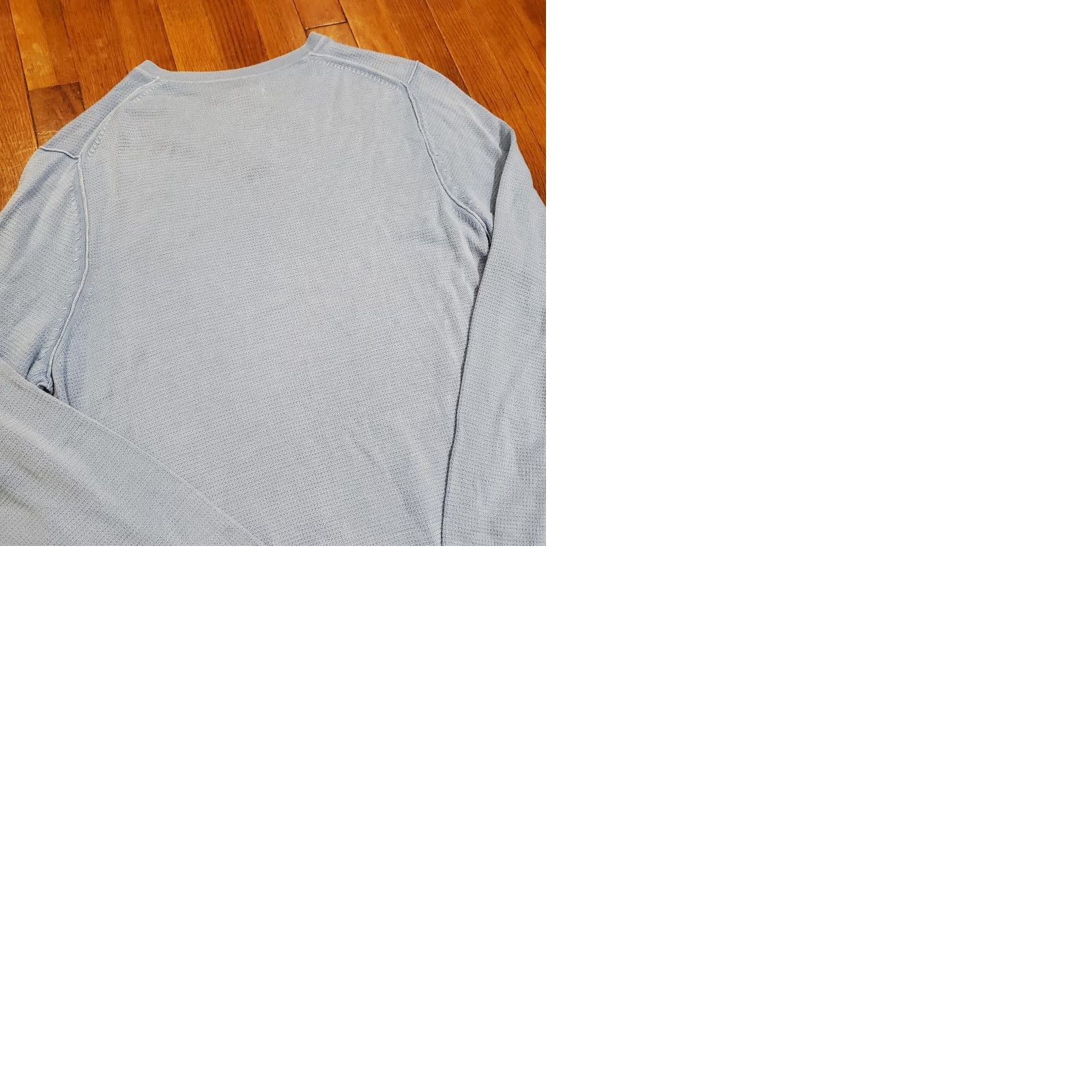 Tommy Bahama Tommy Bahama Sweater Mens XL Blue Pima Cotton Tencel Waffle Knit Pullover Top Size US XL / EU 56 / 4 - 10 Thumbnail