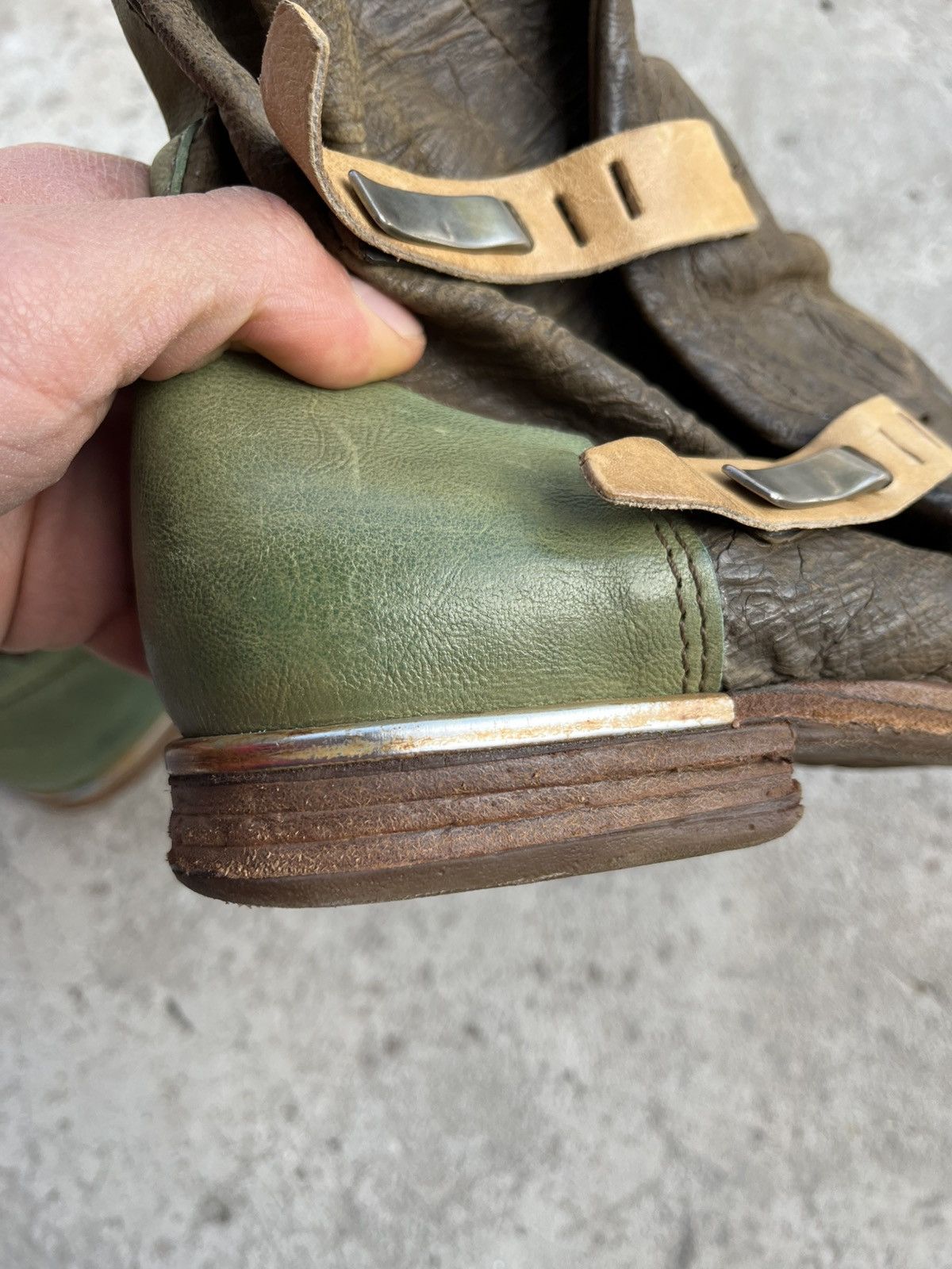A.S.98 A.S.98 Airstep High Anke Leather Boots Shoes like Guidi Y2K Size US 9 / IT 39 - 13 Thumbnail