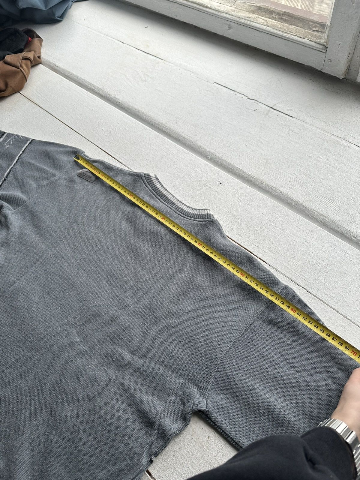 Oxbow × Vintage 🚨 VINTAGE OXBOW SWEATER RARE WITH LOGO V NECK LUXURY Size US M / EU 48-50 / 2 - 10 Thumbnail