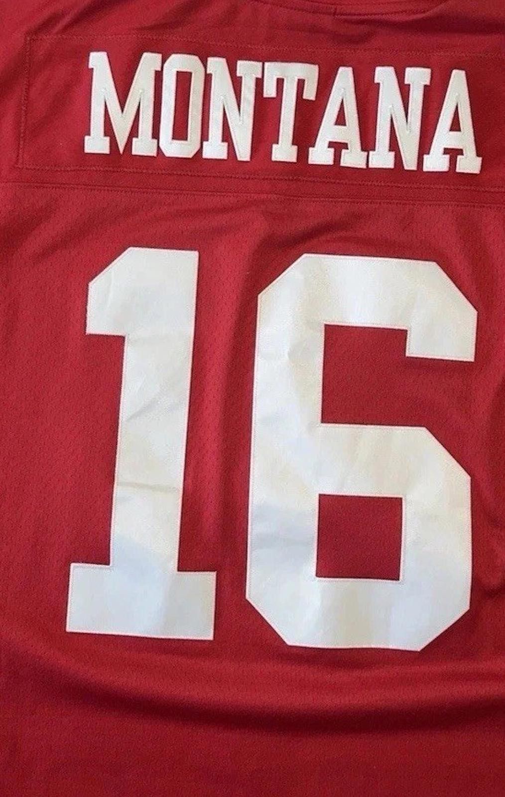 Mitchell & Ness Authentic Mitchell & Ness Joe Montana 1990 NFL Throwback 3XL Size ONE SIZE - 1 Thumbnail