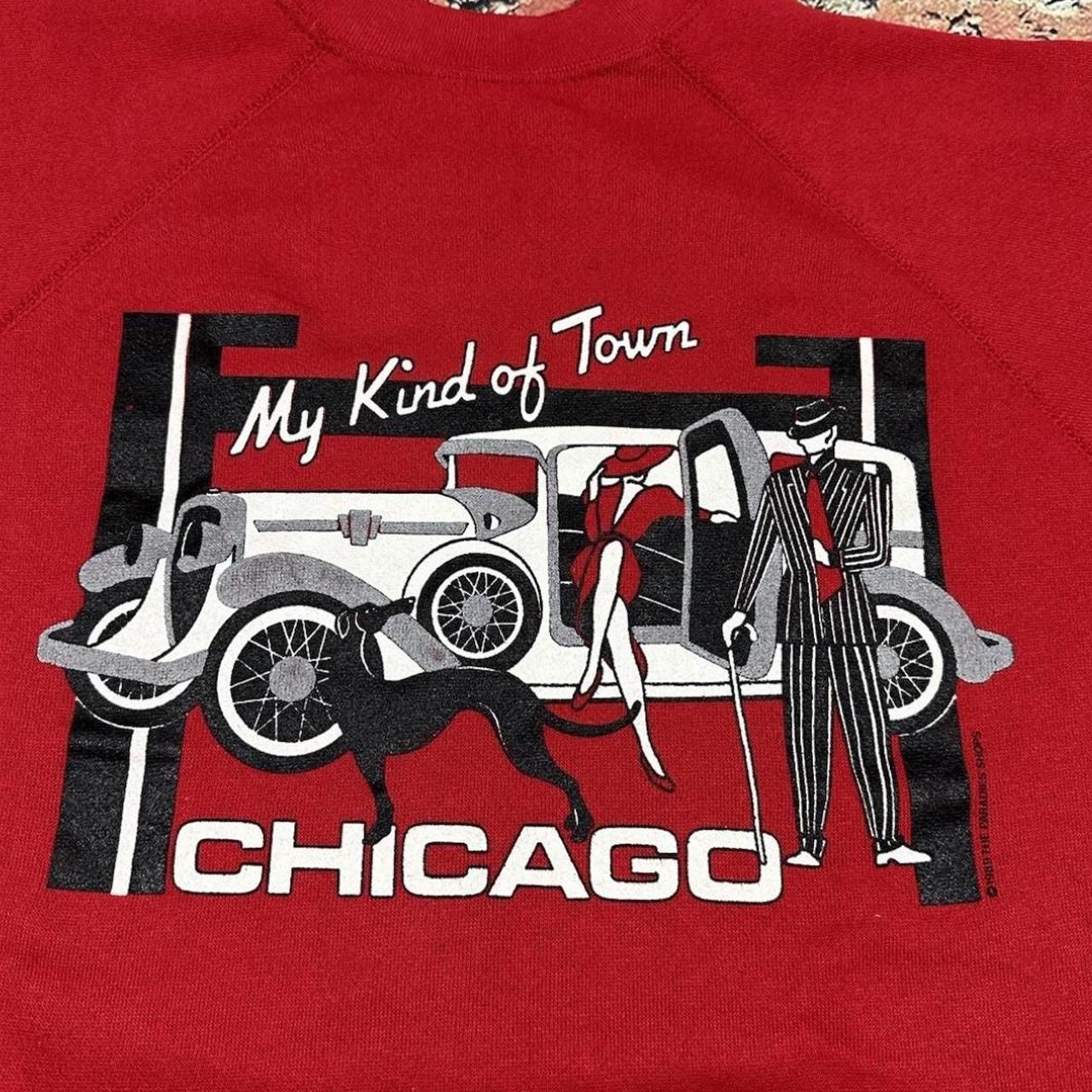 Tultex Vintage Chicago My Kind of Town Sweatshirt 1989 Gangster Size US L / EU 52-54 / 3 - 2 Thumbnail