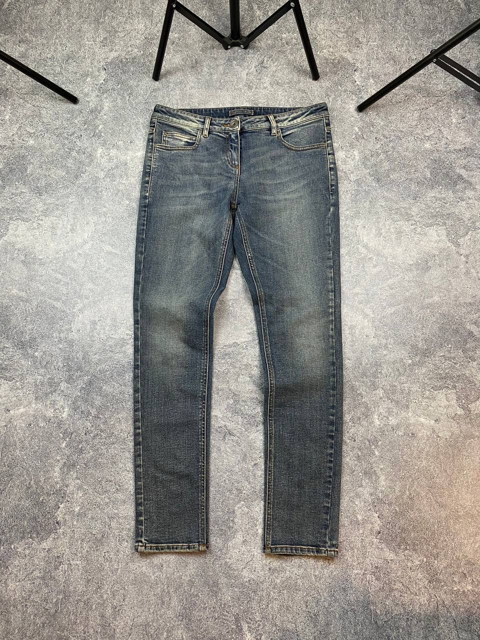 Eleventy ELEVENTY Platinum 5 pocket blue jeans with mends - Size 33 Size US 28 / EU 44 - 2 Thumbnail