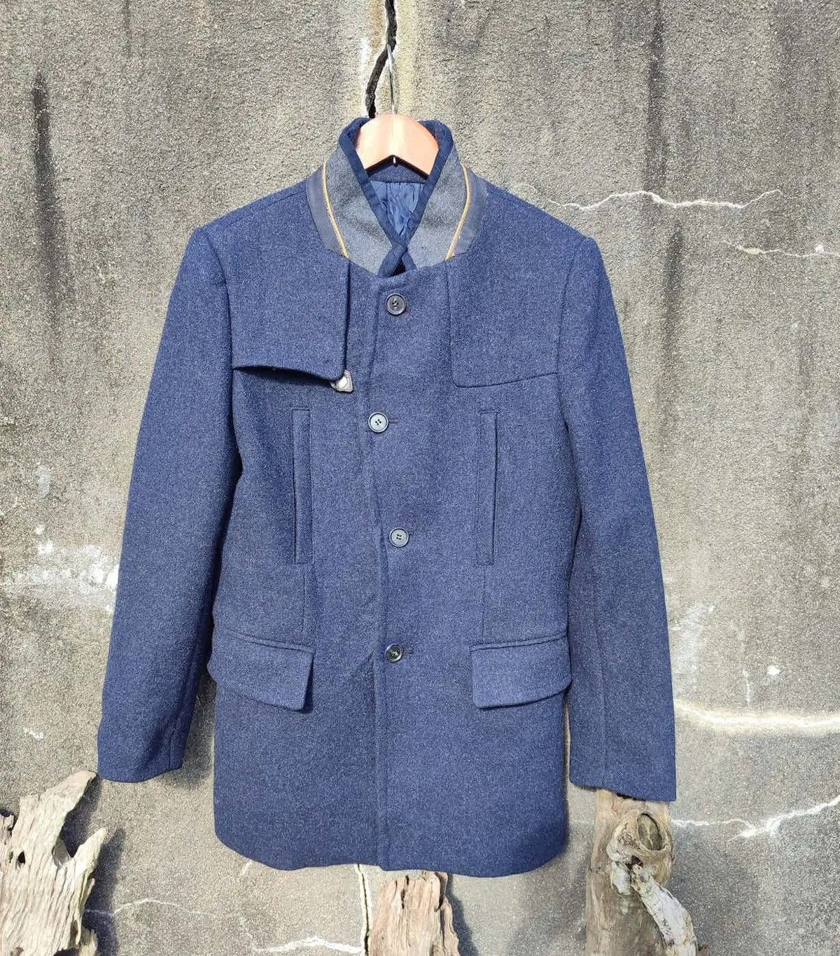Designer Us n Them Wool Military-Style Blazer – Korean Designer Size US M / EU 48-50 / 2 - 1 Thumbnail