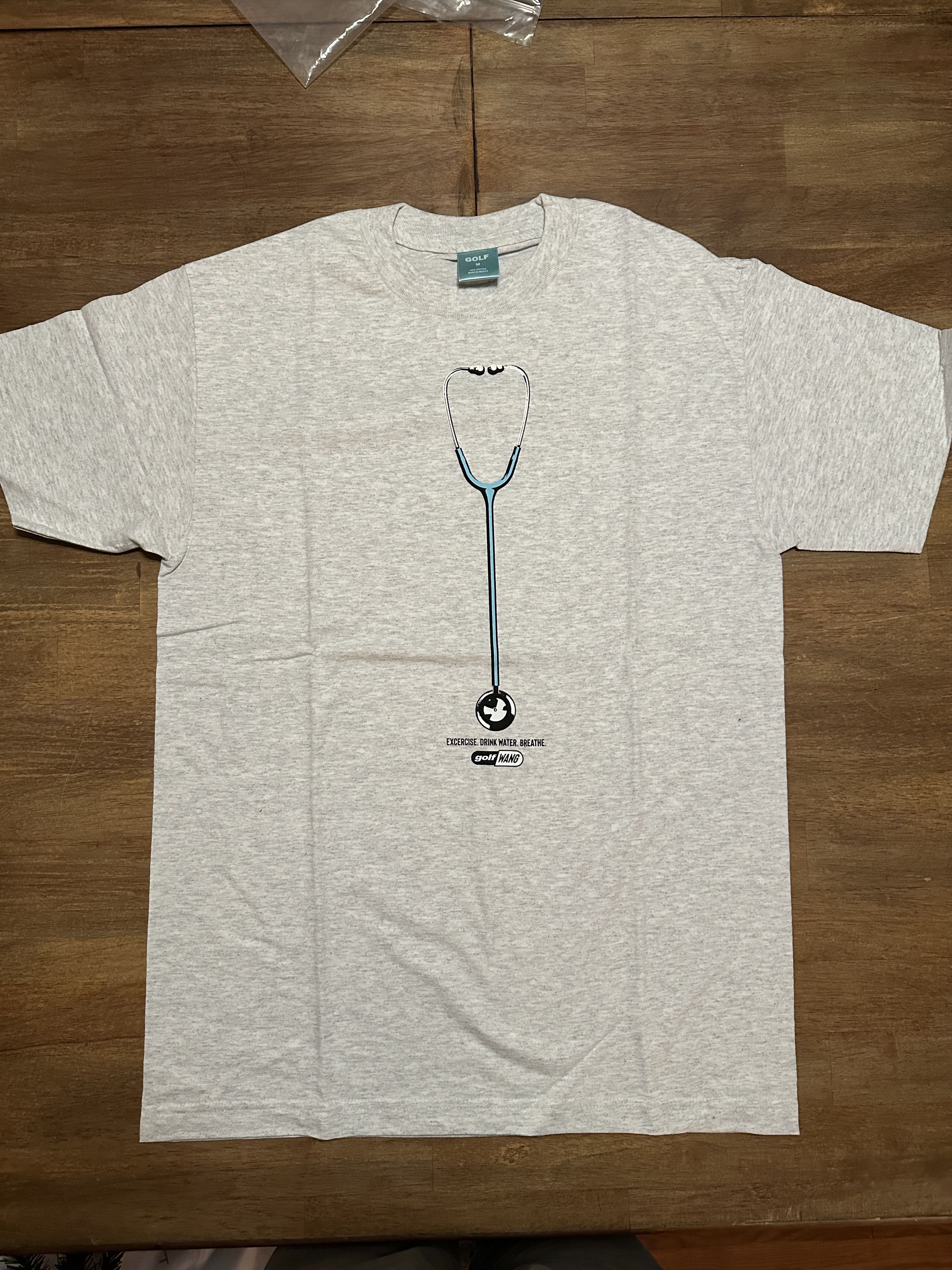 Golf Wang Stethoscope T-Shirt - Ash Grey, Medium Size US M / EU 48-50 / 2 - 1 Thumbnail