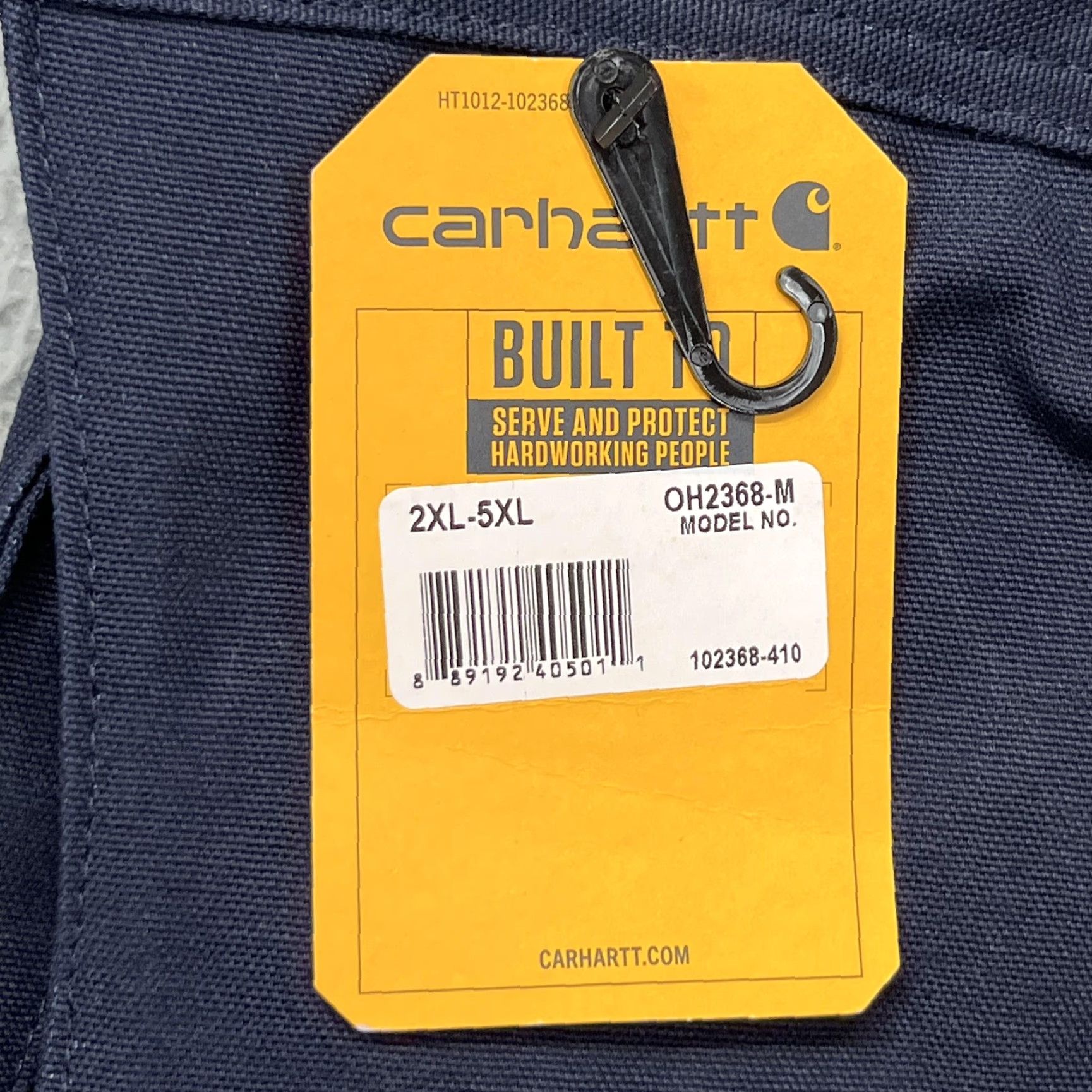 Carhartt VINTAGE Carhartt Insulated Hood Balaclava Mens One Size Blue Duck Arctic OH2368-M Size ONE SIZE - 5 Thumbnail