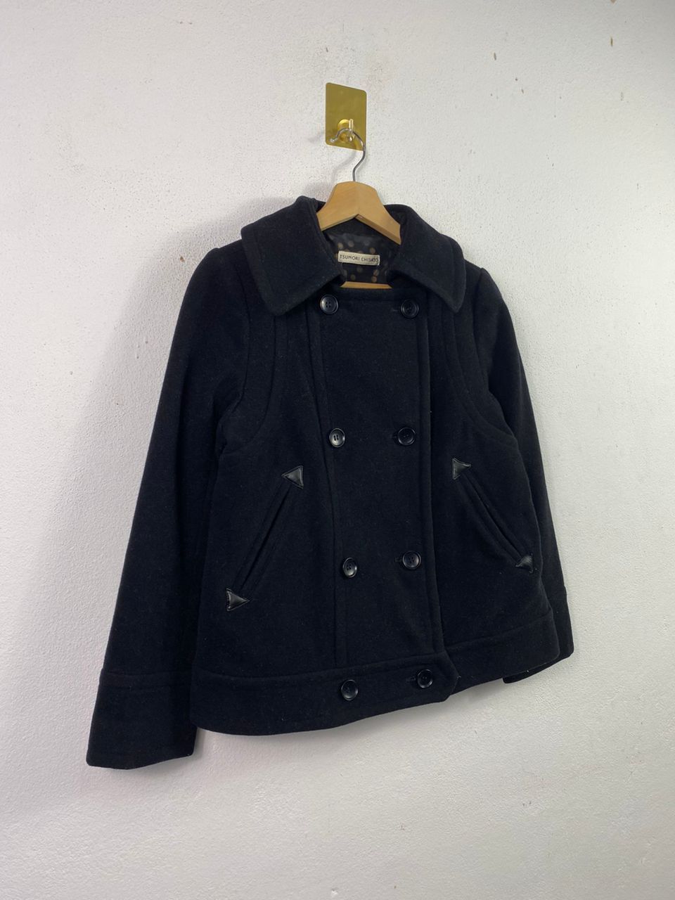 Issey Miyake × Japanese Brand × Tsumori Chisato Tsumori Chisato Wool Peacoat Jacket Size XS / US 0-2 / IT 36-38 - 2 Thumbnail