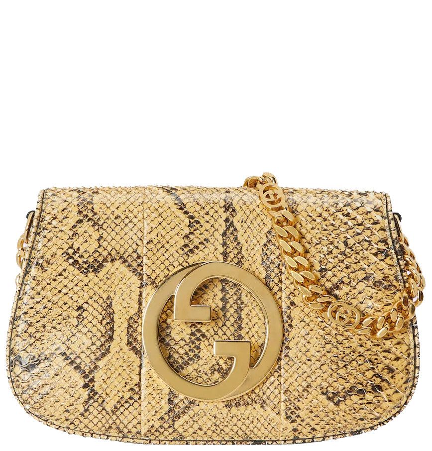 Gucci o1la5ras0526 Size: OS / Blondie Small Python Shoulder Bag Size ONE SIZE - 1 Thumbnail