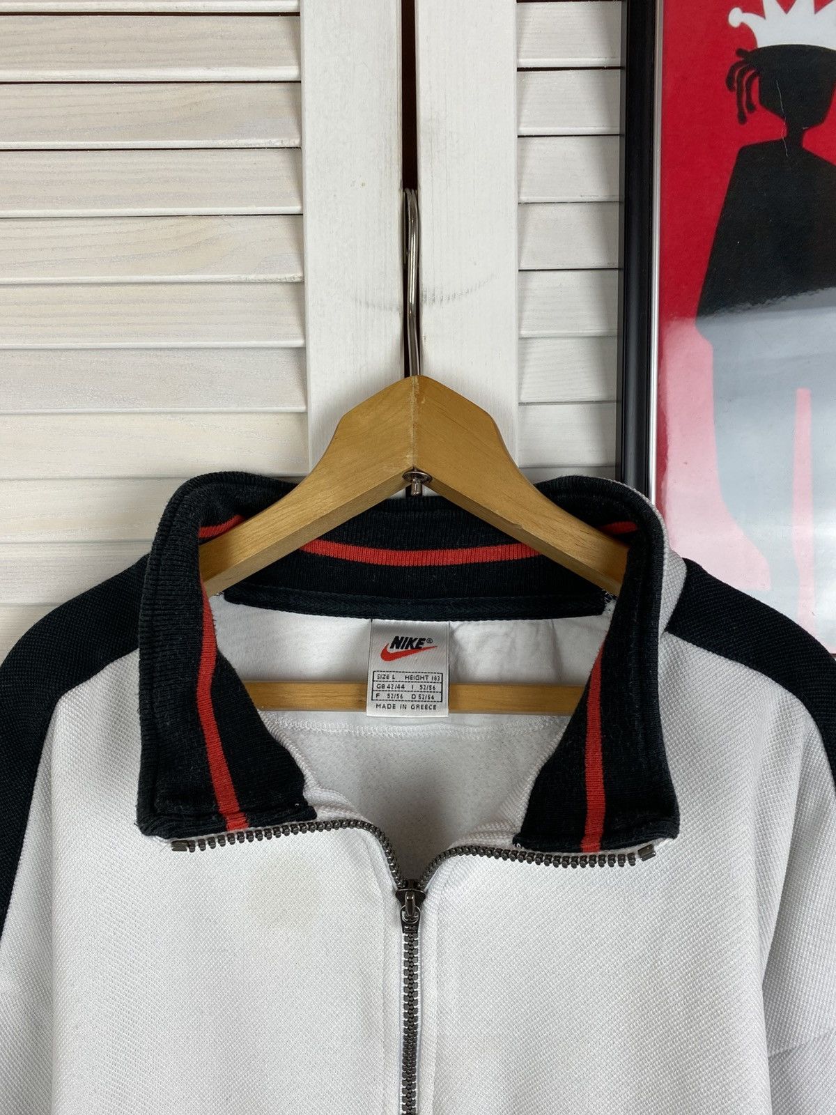 Nike Vintage 90s Nike Zip Up 1/4 Sweater Knit Central Swoosh Y2k Size US L / EU 52-54 / 3 - 8 Thumbnail