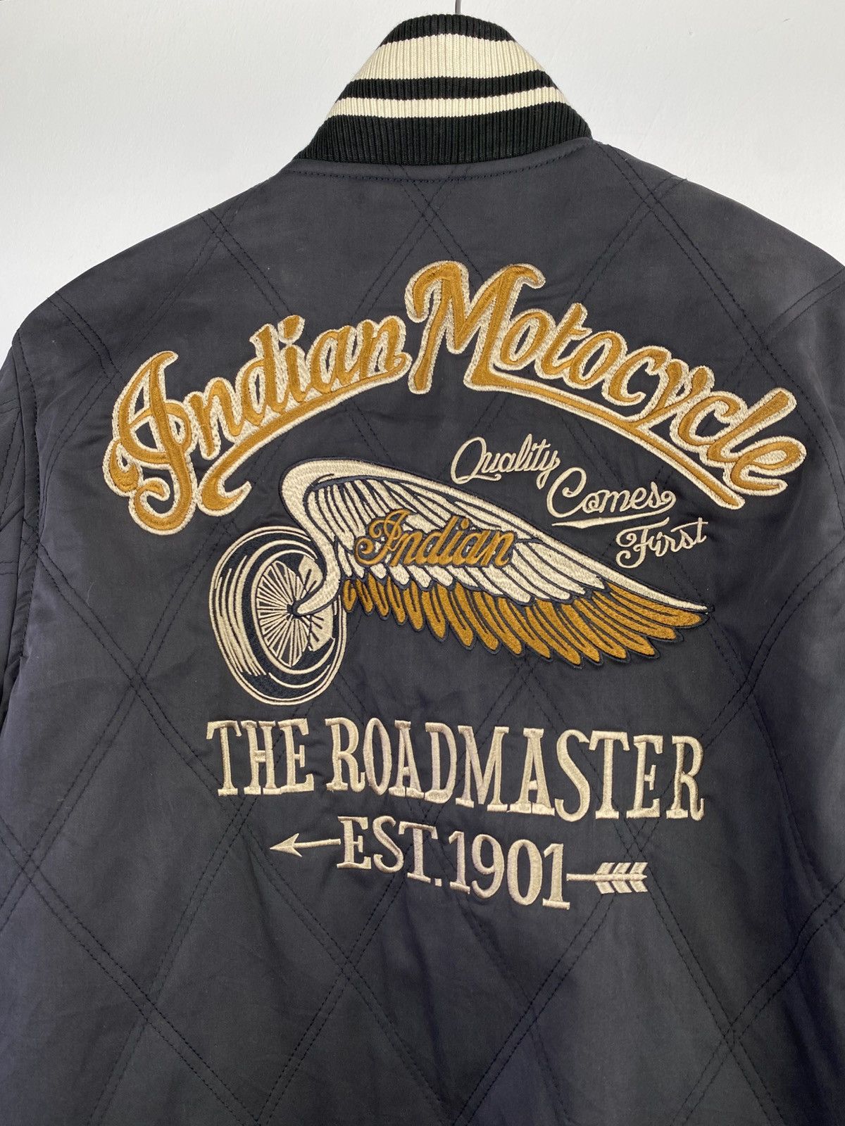 Indian Motorcycle Indian Motorcycle “Road Master” Black Stadium Jacket Size US M / EU 48-50 / 2 - 11 Thumbnail