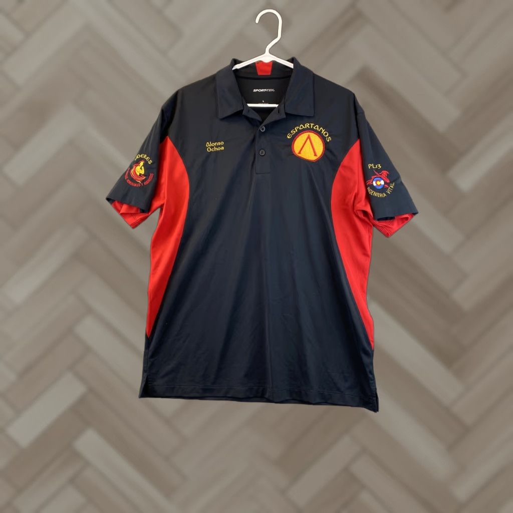 Vintage Sport-Tek Mens Cool Dry Fit Wicking Performance Golf Polo T-Shirt / 90-27 Size US L / EU 52-54 / 3 - 1 Thumbnail