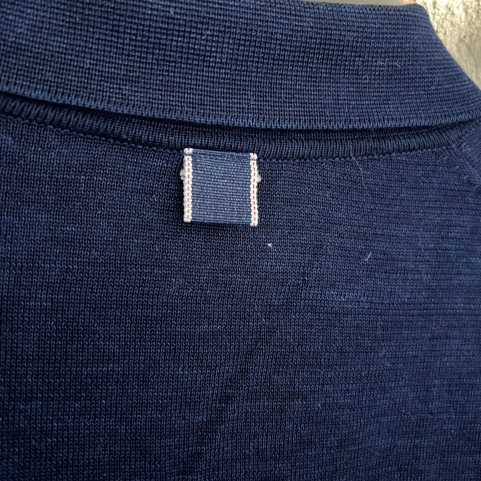 Rails Blue Nails Thailand Indigo Men's Button Cardigan Sweater L Size US L / EU 52-54 / 3 - 6 Thumbnail